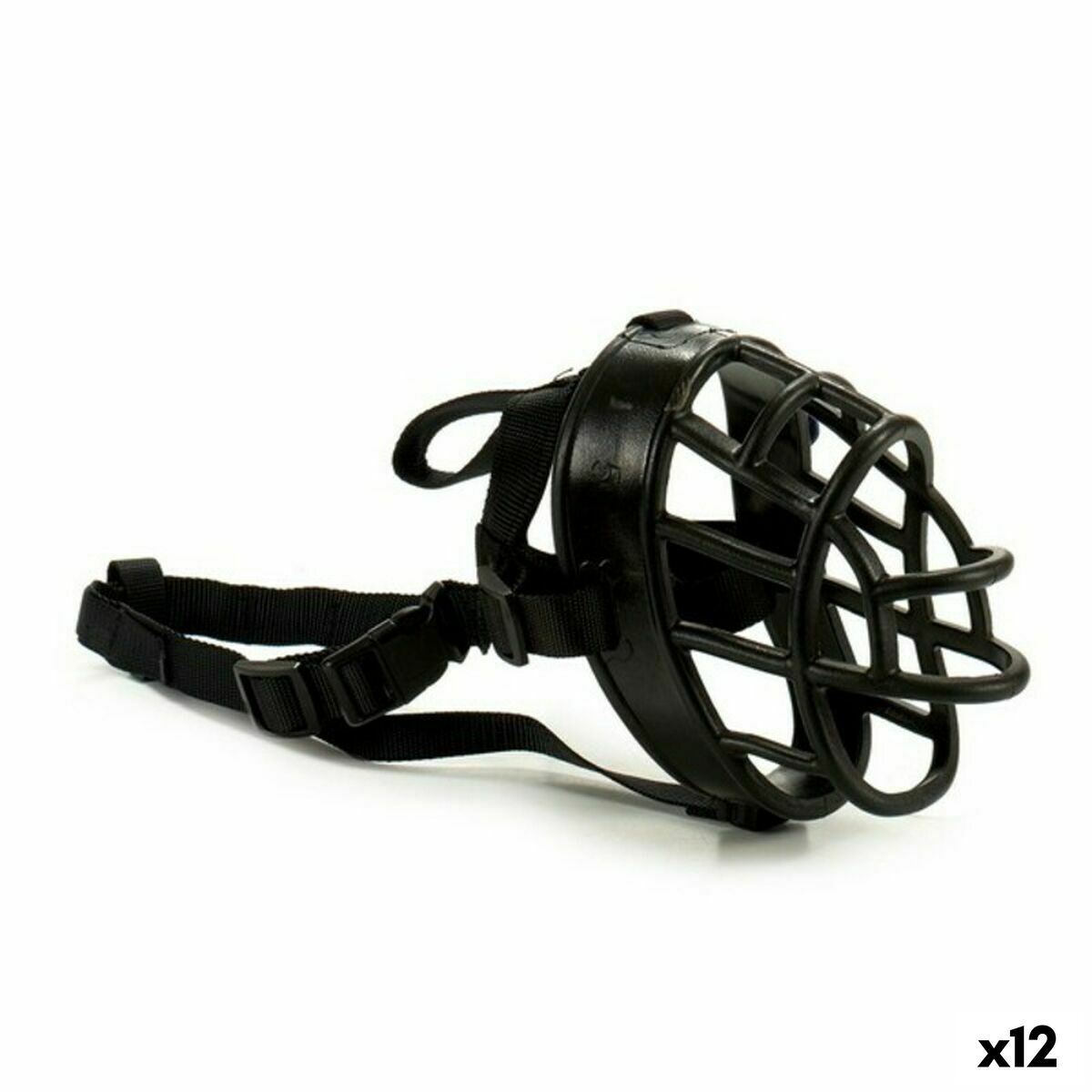 Munkorg Svart 6 x 7 x 8 cm (12 antal)