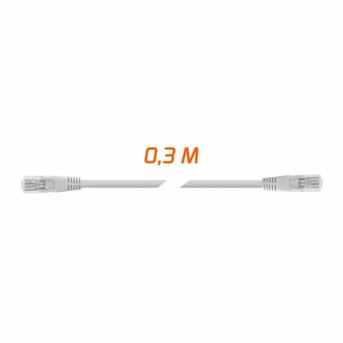 Nätkabel UTP Styv Kategori 6 PcCom 0,3 m - 2