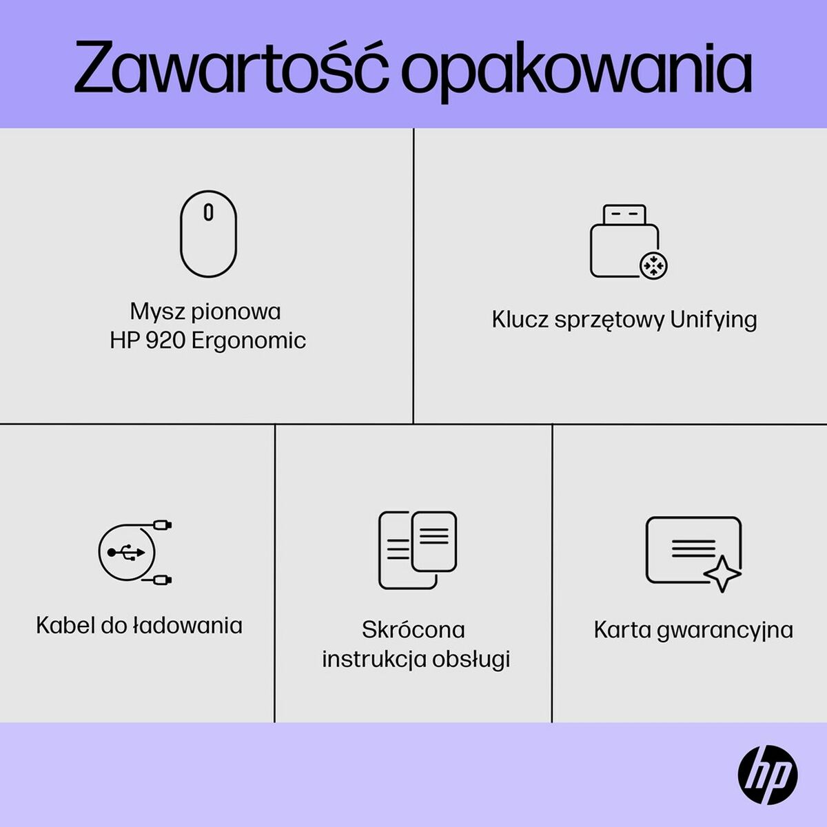 Trådlös Mus HP 920 Svart - 7