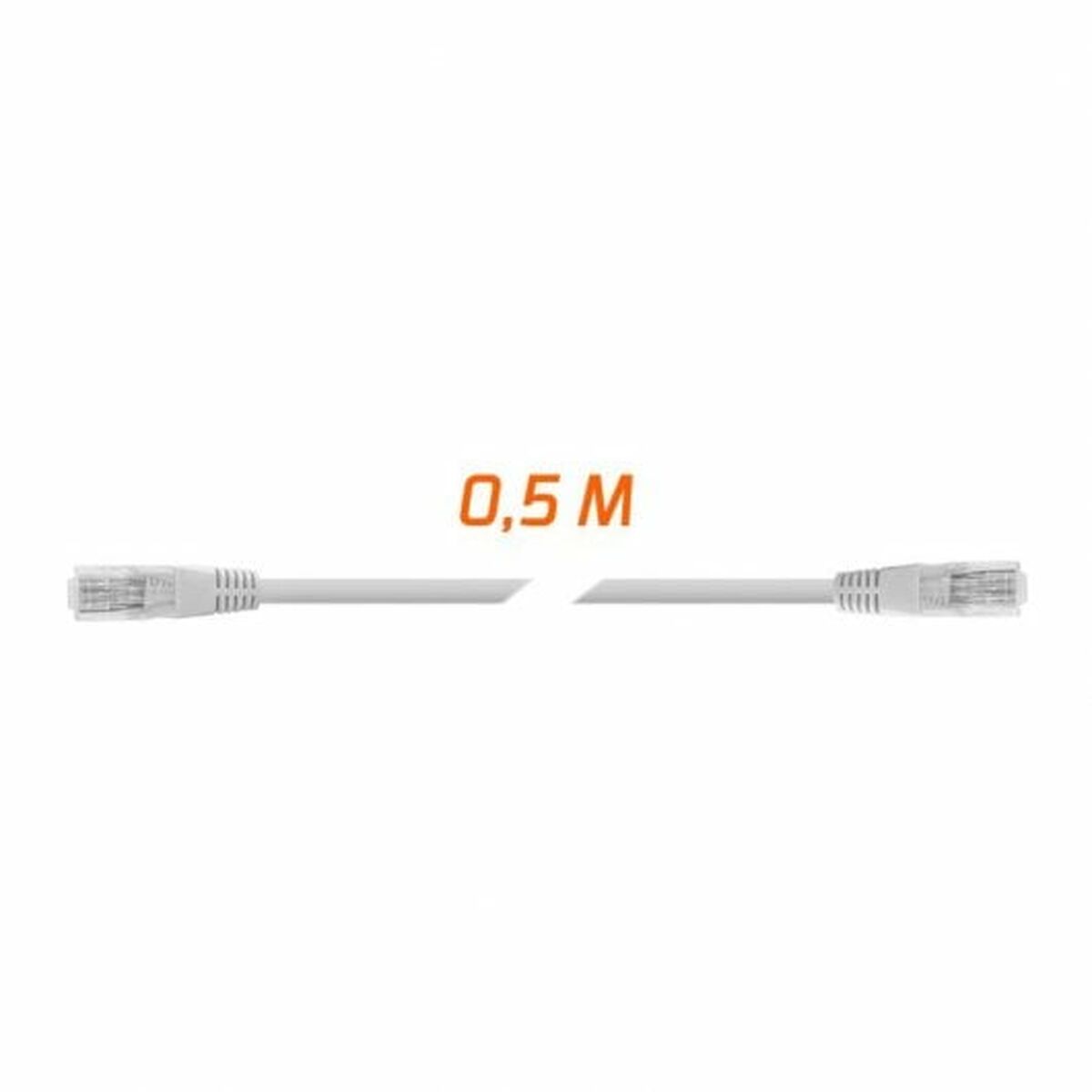 Nätkabel UTP Styv Kategori 6 PcCom 0,5 m - 2