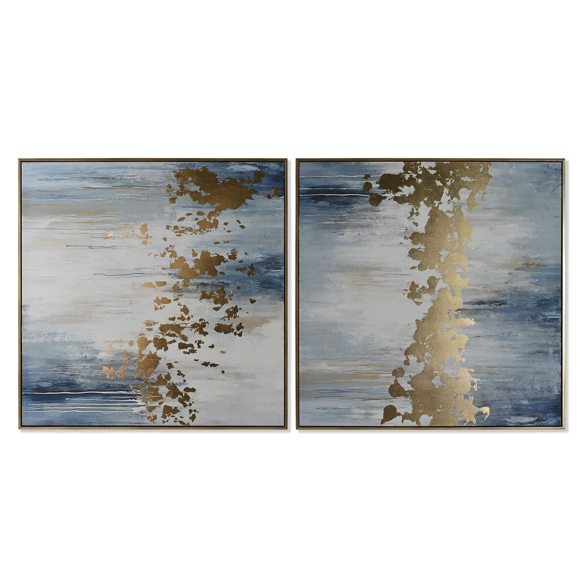 Tavla Home ESPRIT Abstrakt Modern 100 x 4 x 100 cm (2 antal)