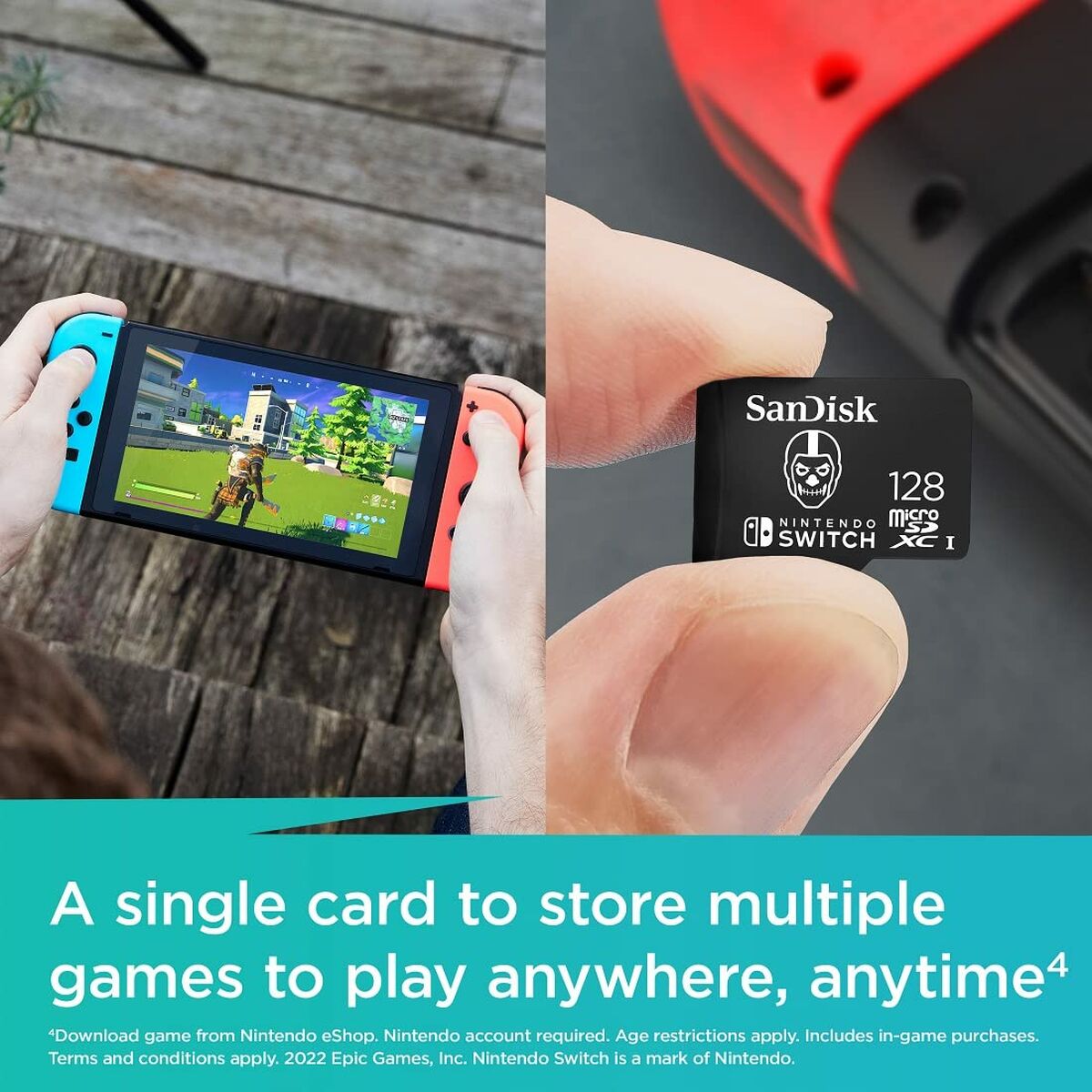 Micro-SD kort SanDisk SDSQXAO-128G-GN6ZG 128 GB - 6