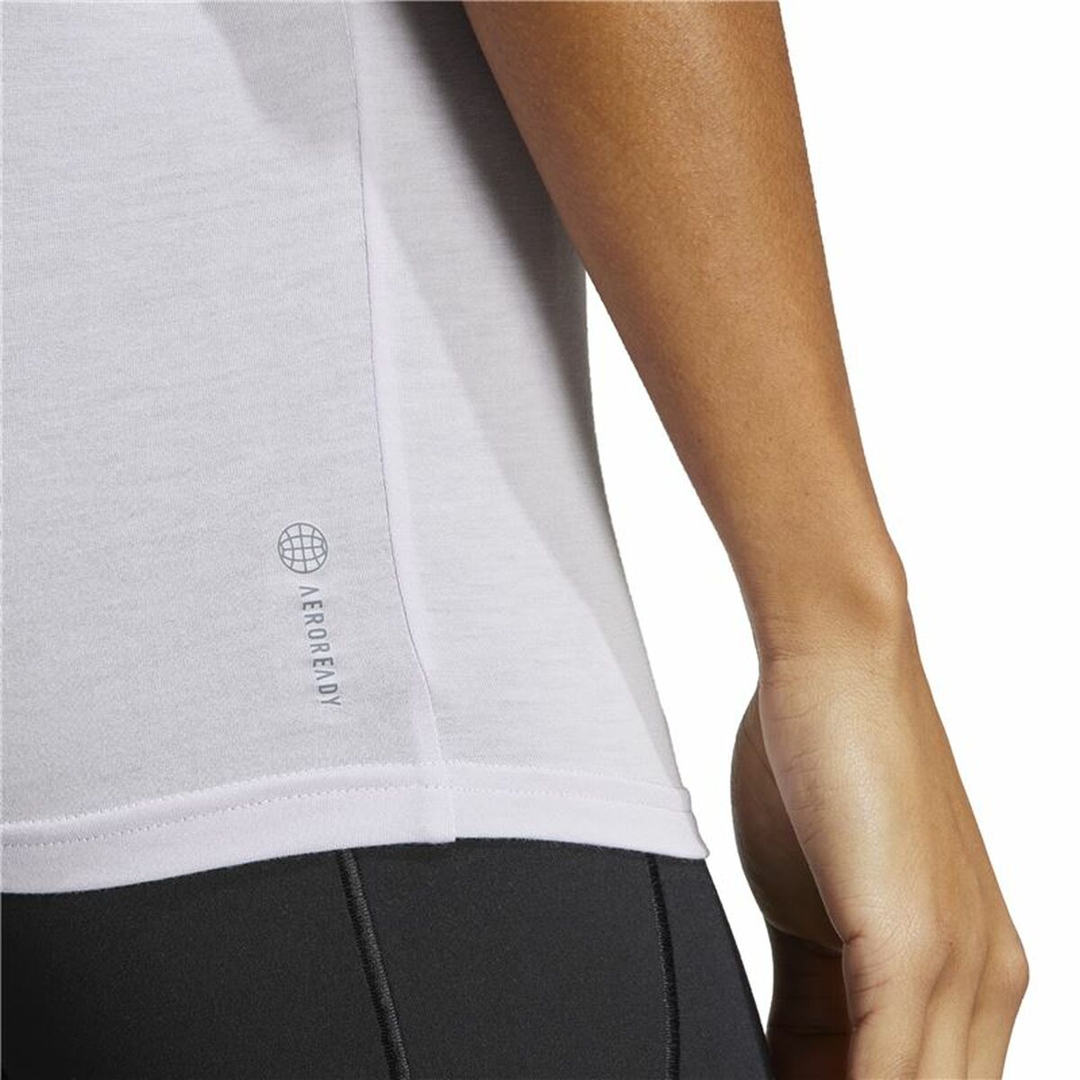 T-shirt med kortärm Dam Adidas Studio Oversized Lila - 7