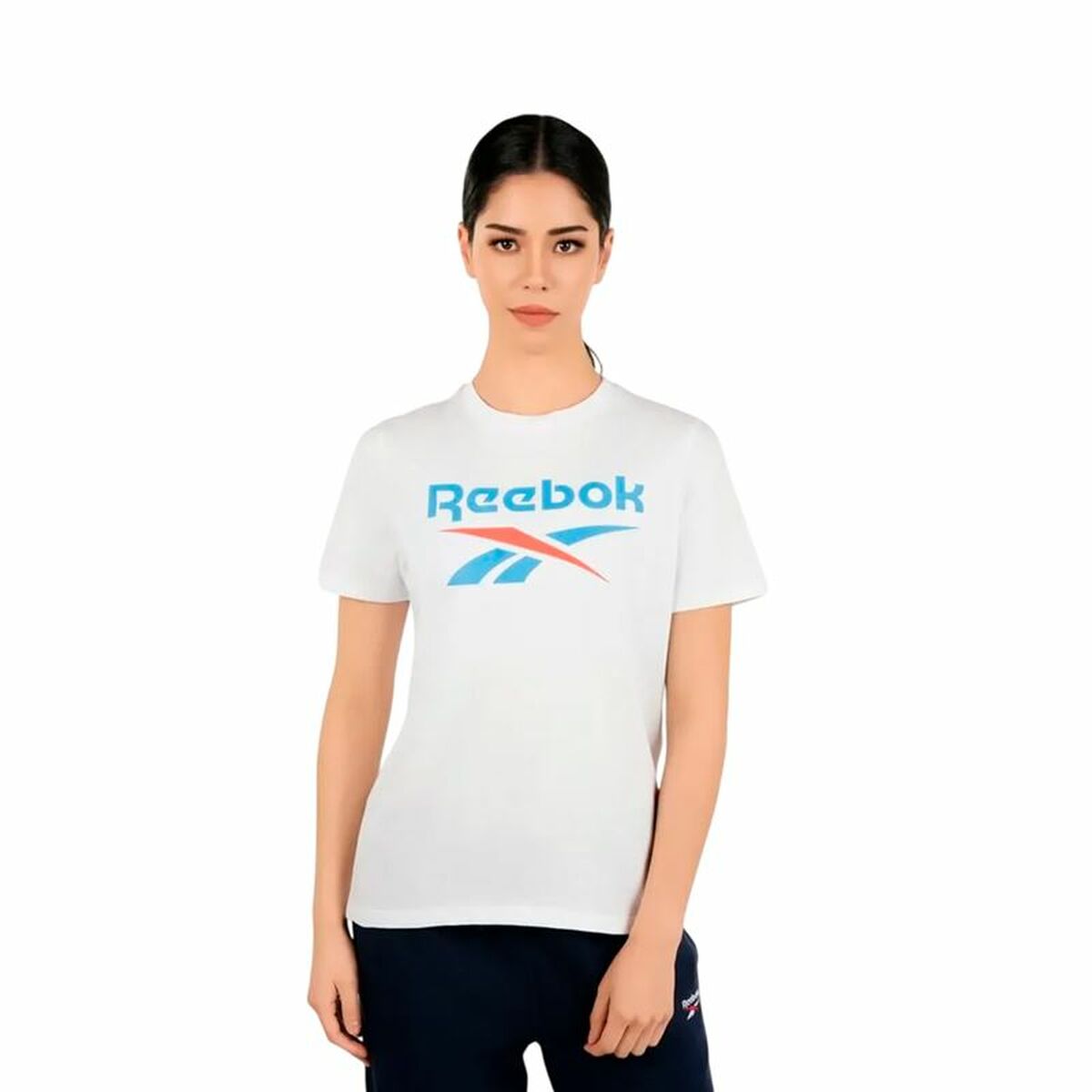 T-shirt med kortärm Dam Reebok Reebok Identity Vit
