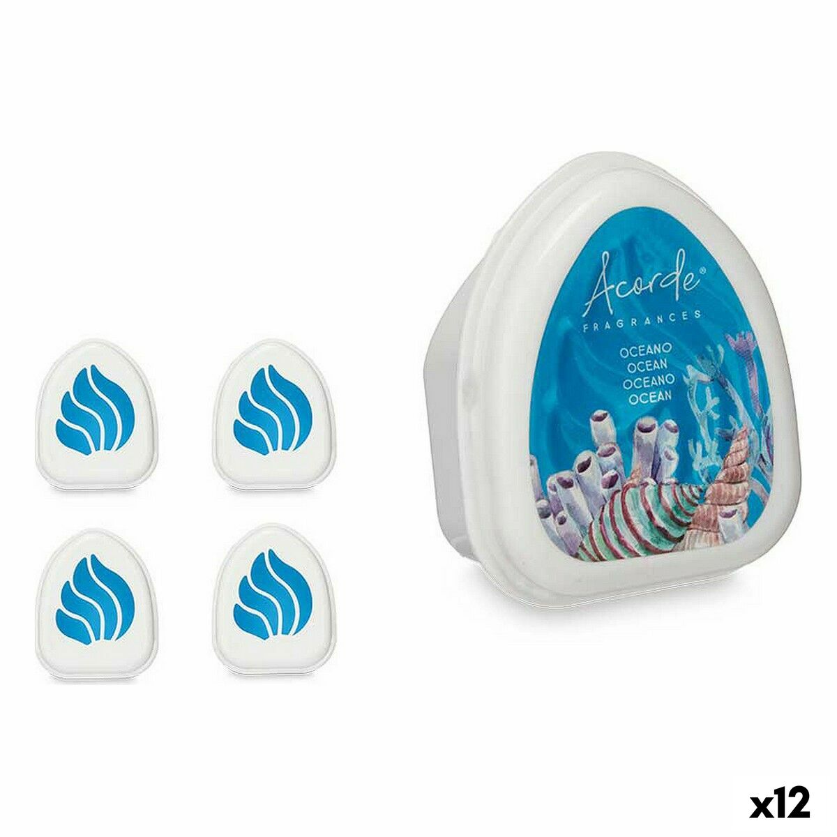 Set med luftfräschare Acorde Havet 50 g (12 antal) - 3