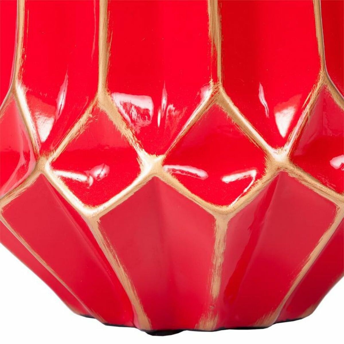 Vas Alexandra House Living Röd Metall Keramik Glas 19 x 35 x 19 cm - 4