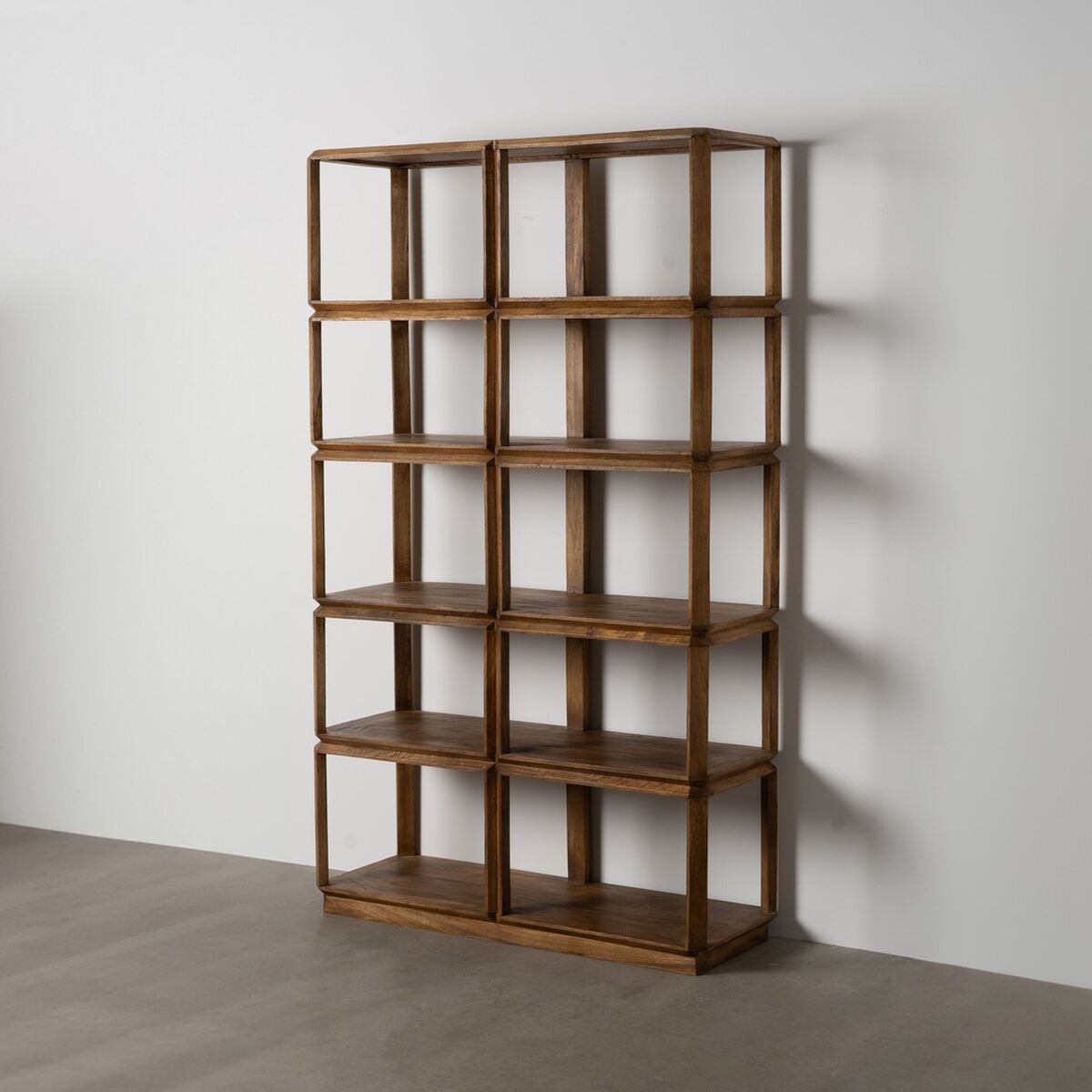 Bokhylla Brun Mangoträ 155 x 42 x 195 cm - 2