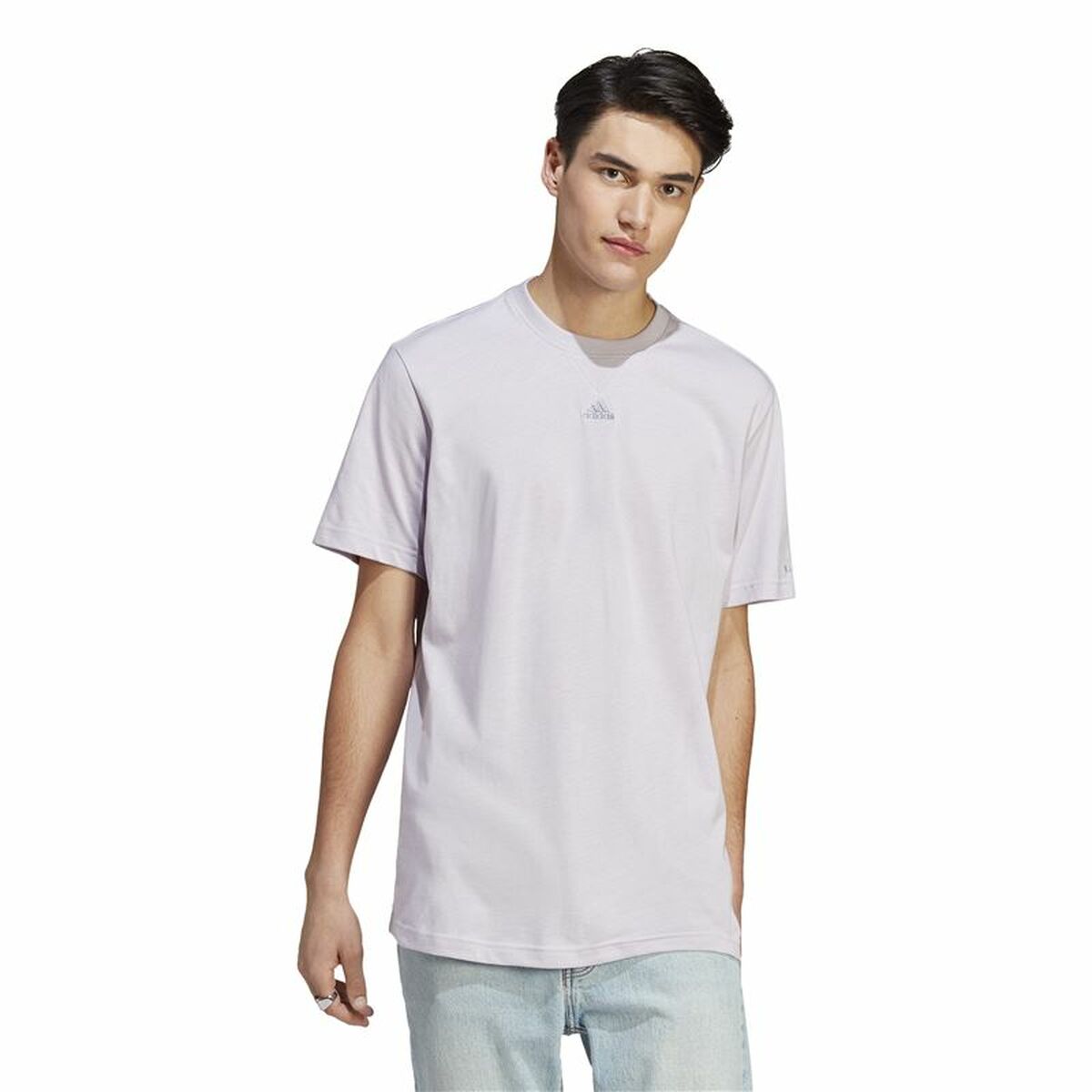 T-shirt med kortärm Herr Adidas All Szn Lila - 2
