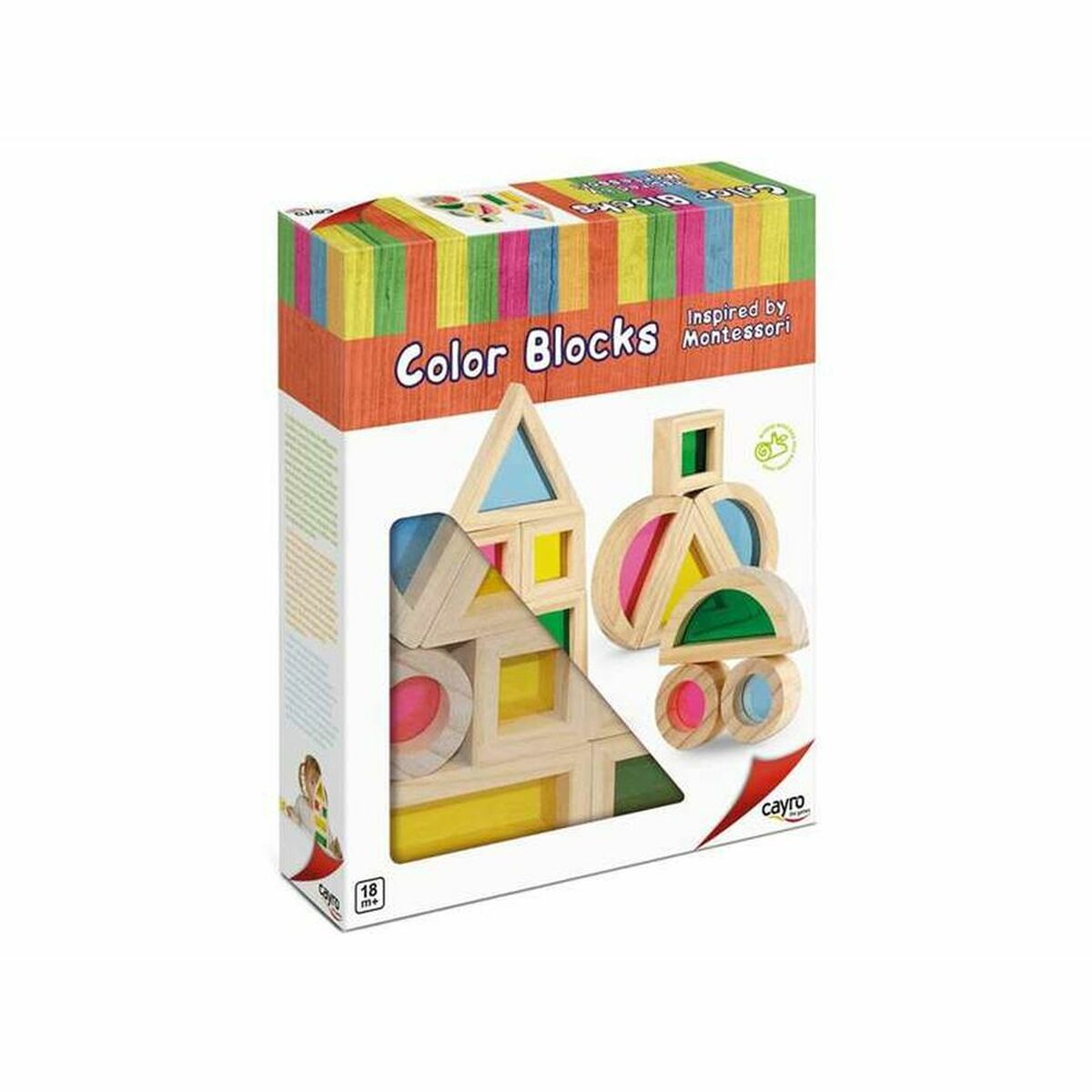 Pussel Cayro Color Blocks Montessori