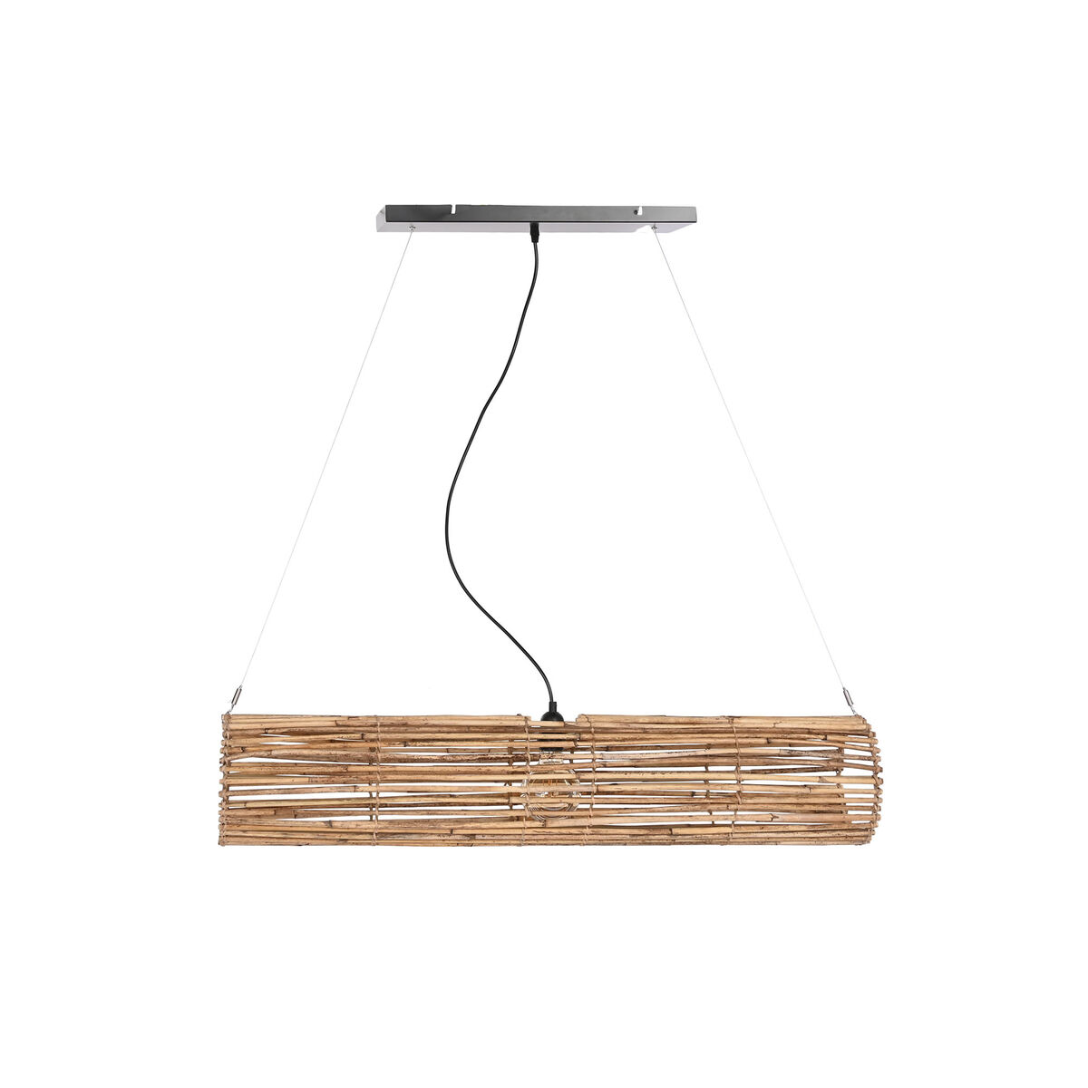 Taklampa DKD Home Decor Brun 50 W 100 x 20 x 20 cm - 5