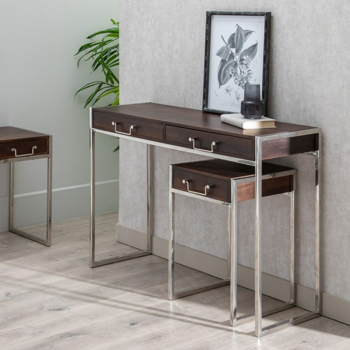 Möbelpaket Brun Silvrig 114 x 40,6 x 81,3 cm - 9