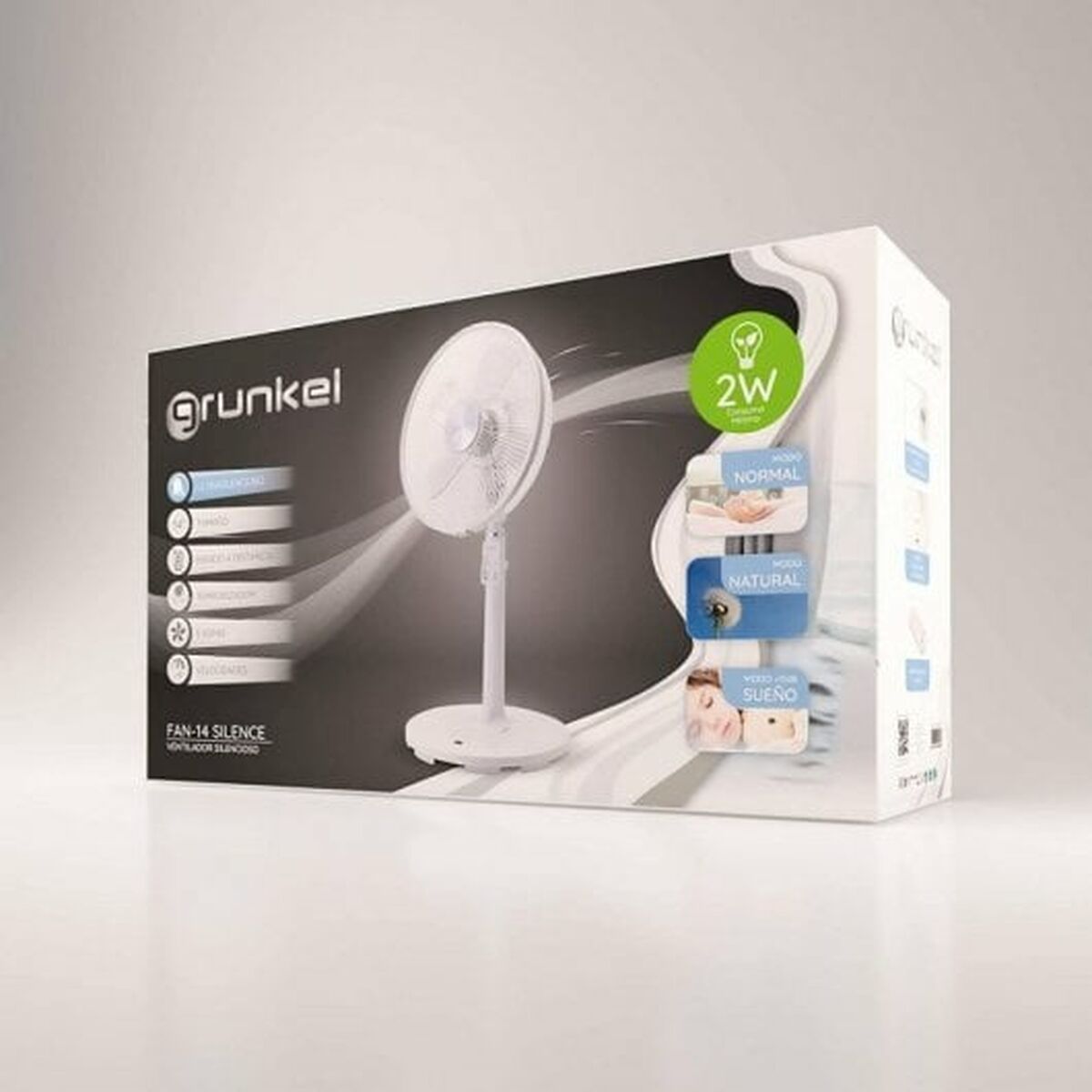 Stående Fläkt Grunkel Fan 14 Silence 28 W Vit - 5