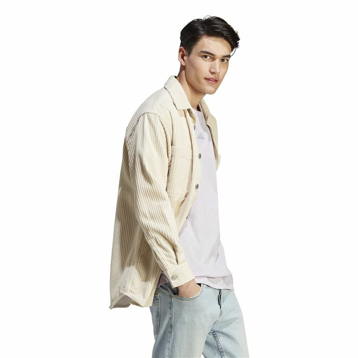 T-shirt med kortärm Herr Adidas All Szn Lila - 5