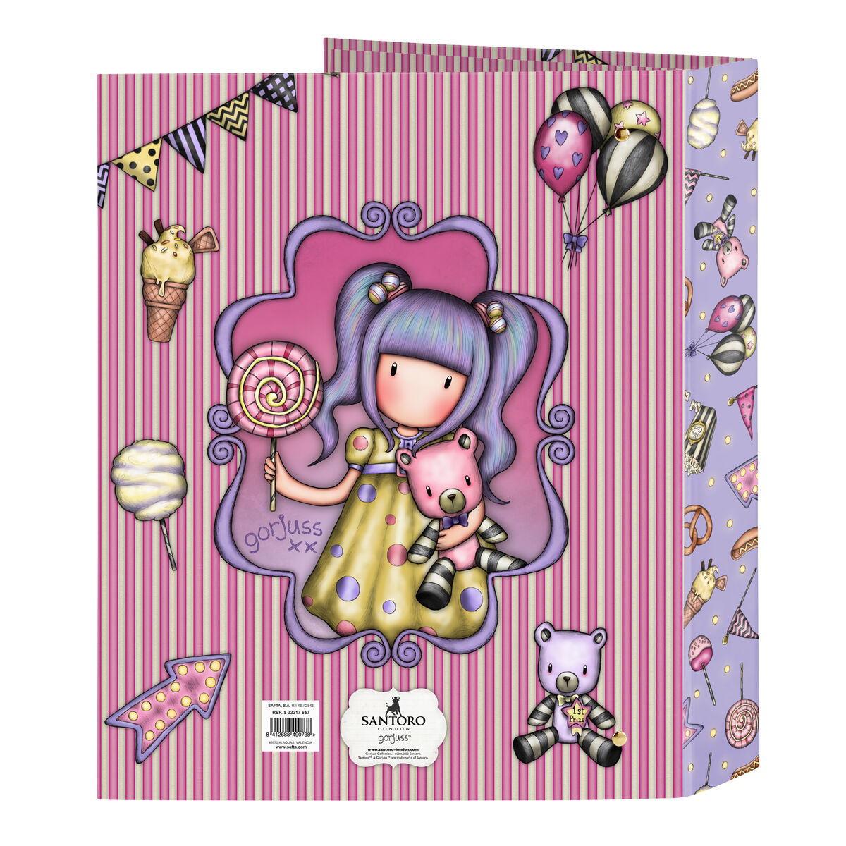 Ringpärm Gorjuss First prize Lila A4 27 x 33 x 6 cm - 2