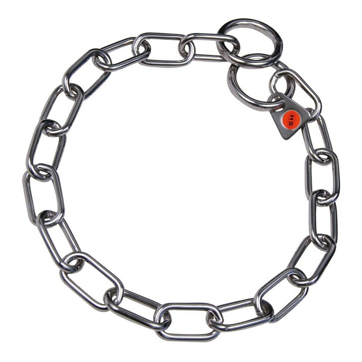 Hundhalsband Hs Sprenger Silvrig 3 mm Länkar Halvlånga (50 cm) - 2
