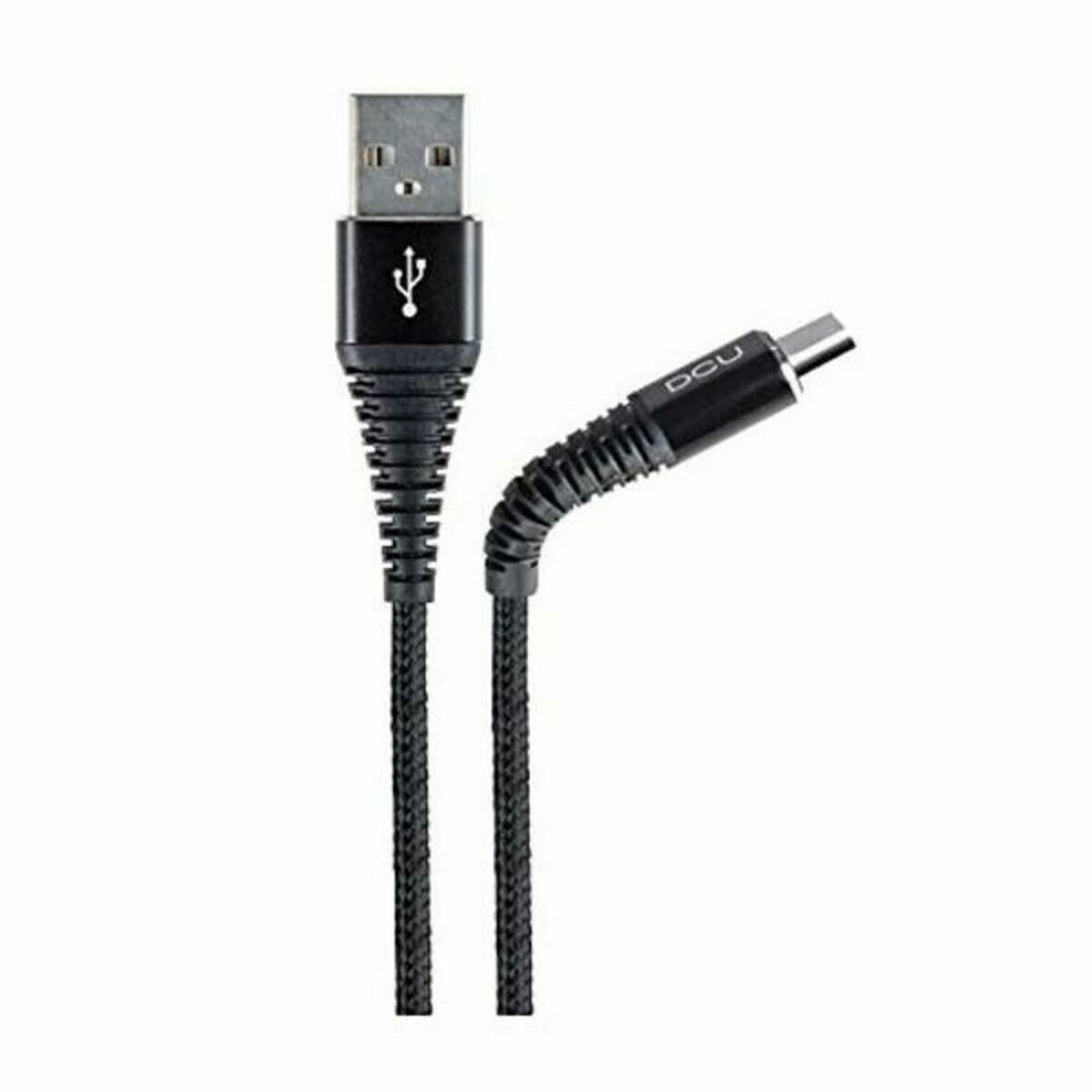 USB-C-kabel DCU 30402055 Svart 1,5 m