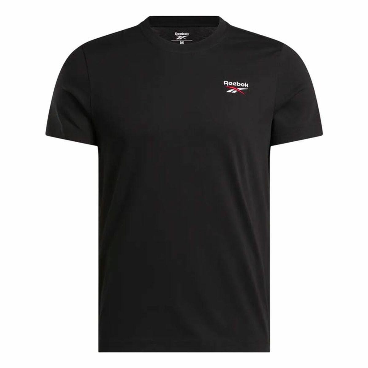 T-shirt med kortärm Herr Reebok Identity Smal Svart