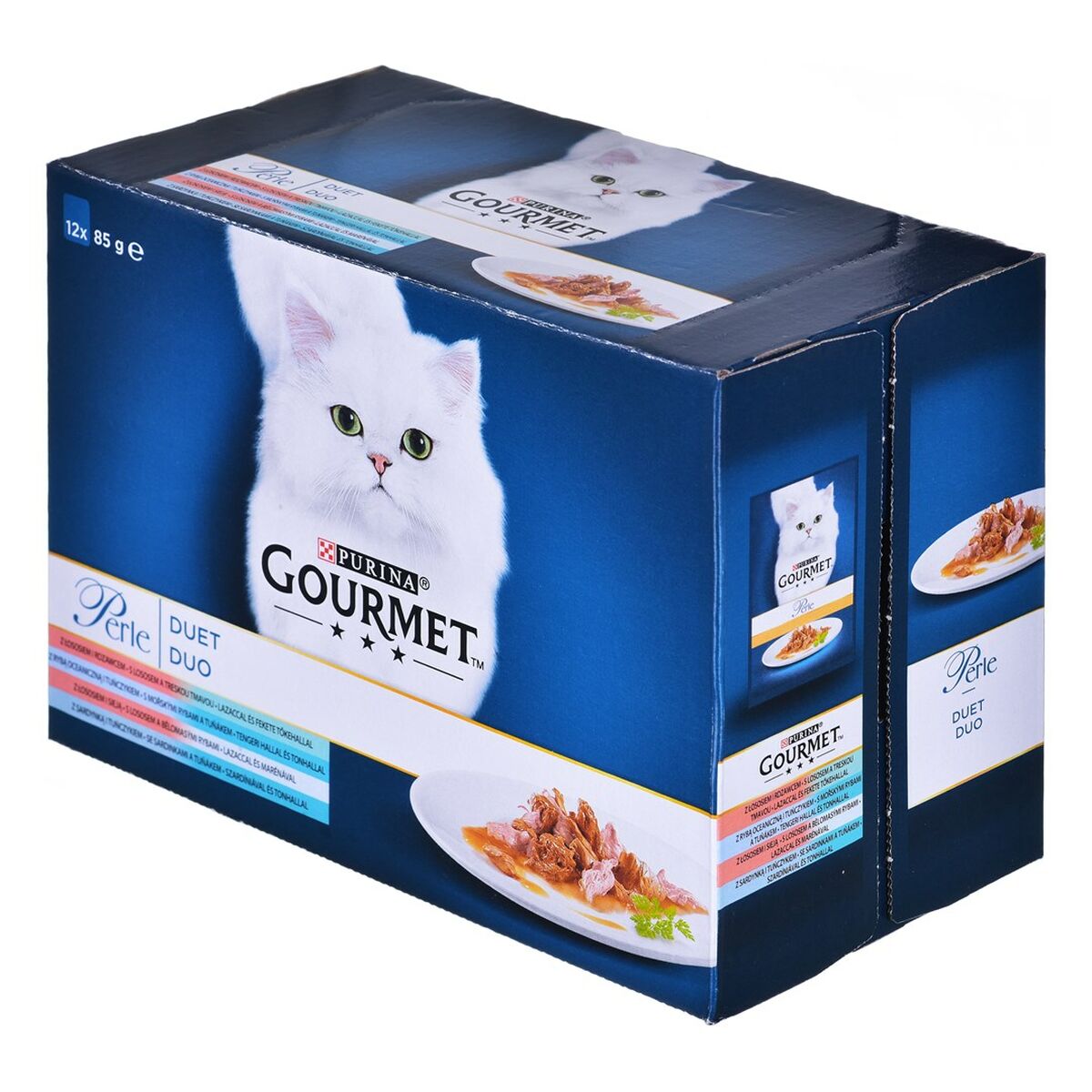 Kattmat Purina Gourmet Lax Tonfisk Fisk 12 x 85 g - 2