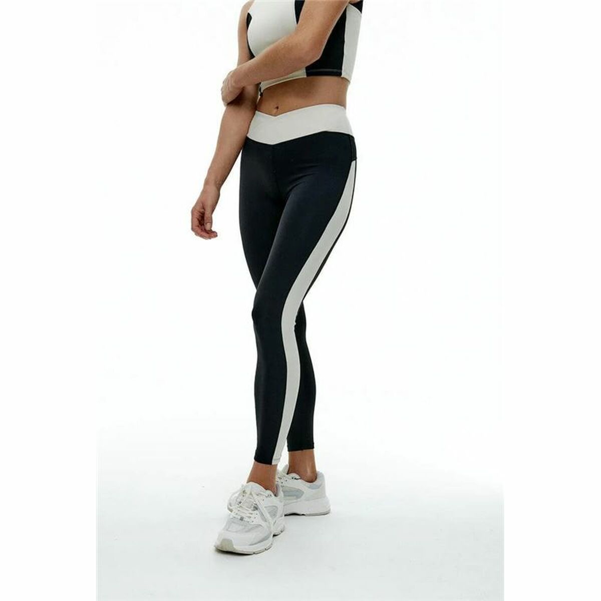Sport-leggings, Dam Black Limba Shadow Line Svart - 2