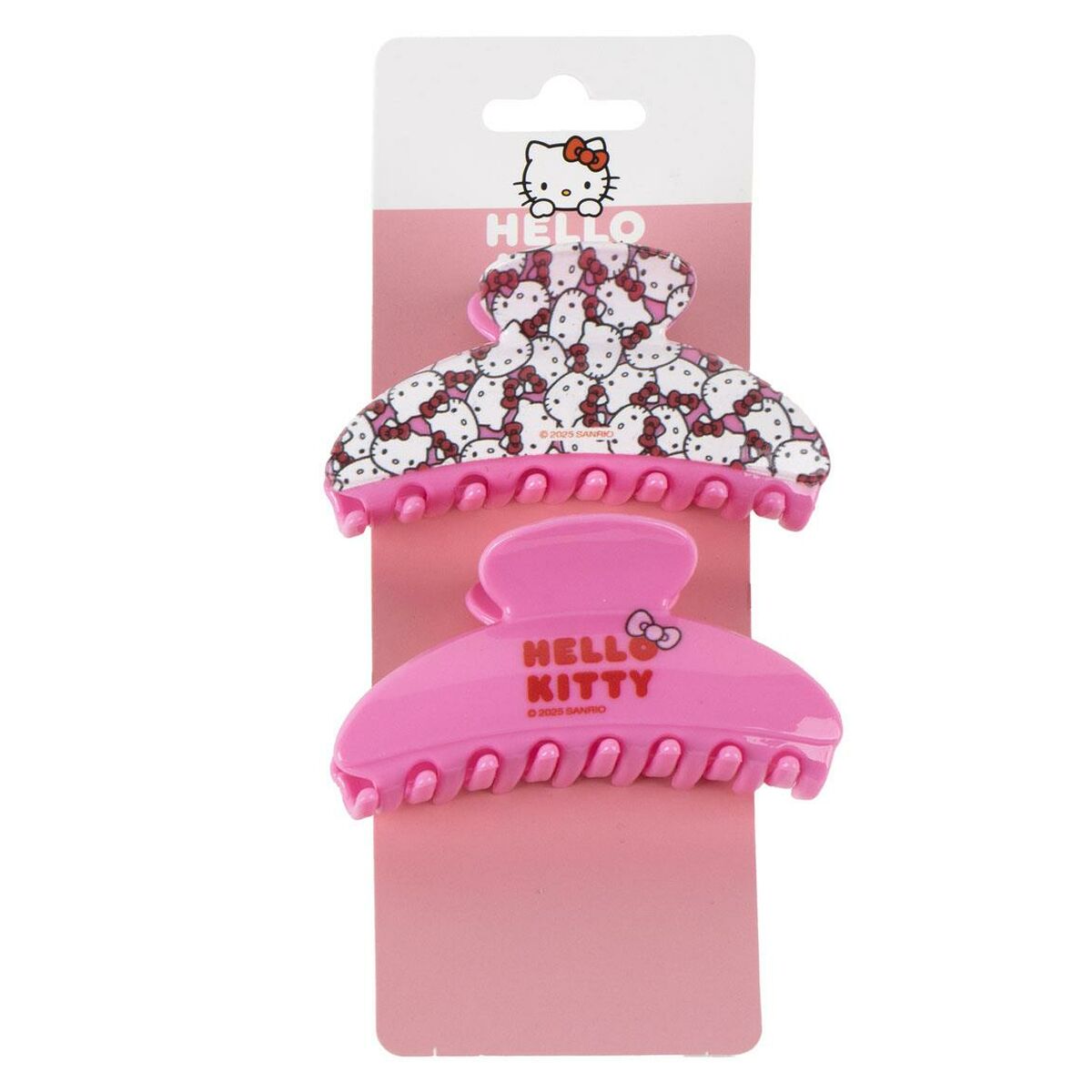 Hårklämmor Hello Kitty Rosa