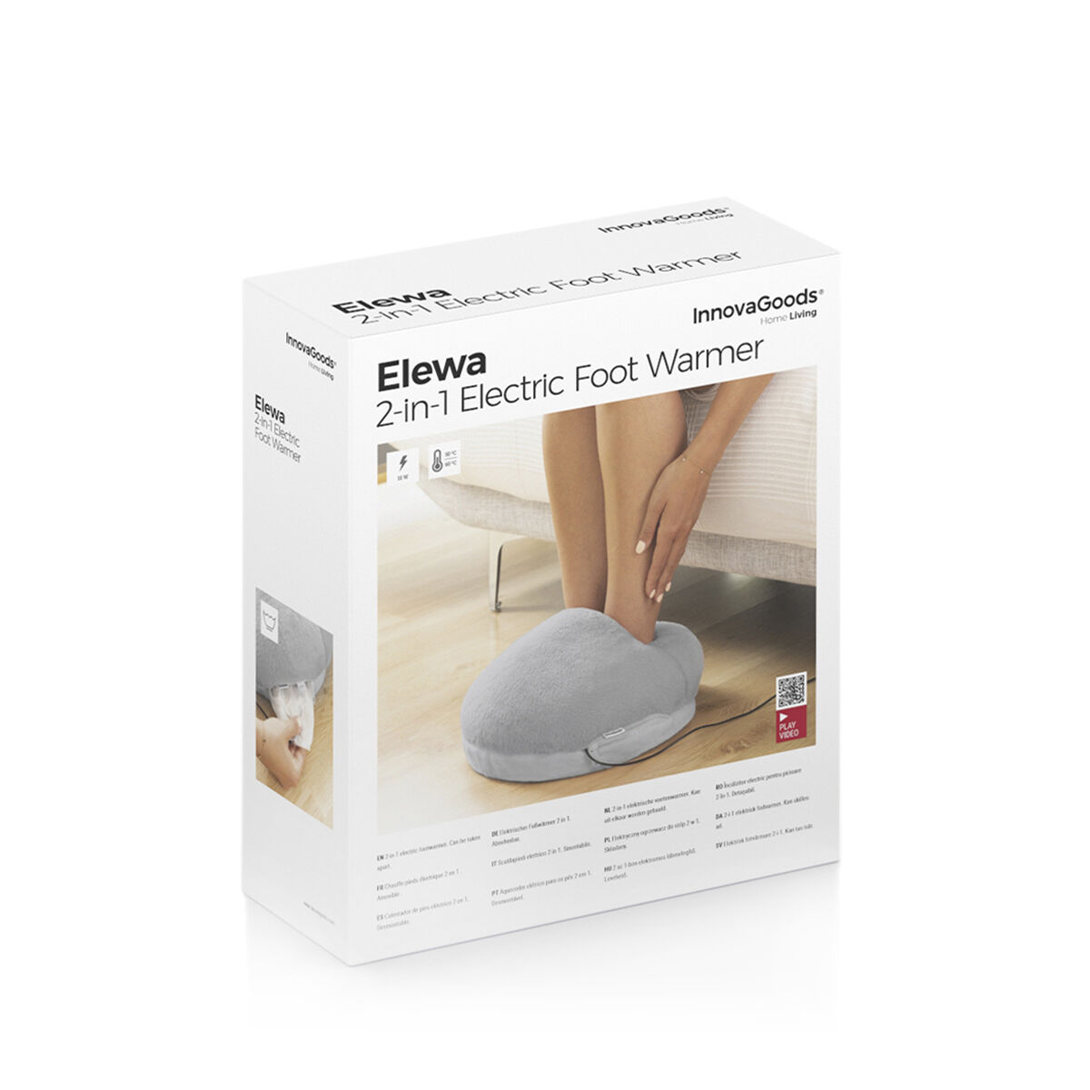 Elektrisk fotvärmare 2-i-1 Elewa InnovaGoods - 10