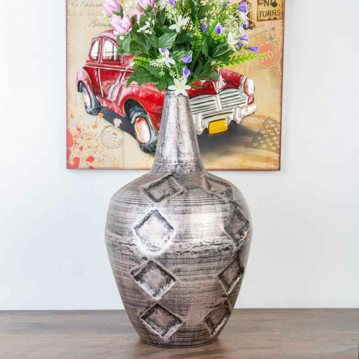 Vas Alexandra House Living Koppar Metall 30 x 50 x 30 cm - 3