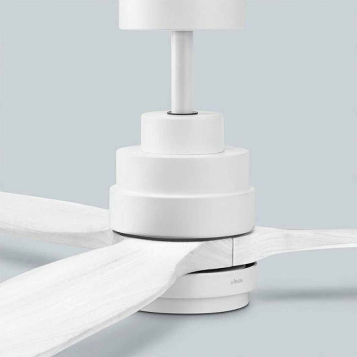 Takfläkt med belysning UFESA Nepal Vit 40 W Ø132 cm - 3