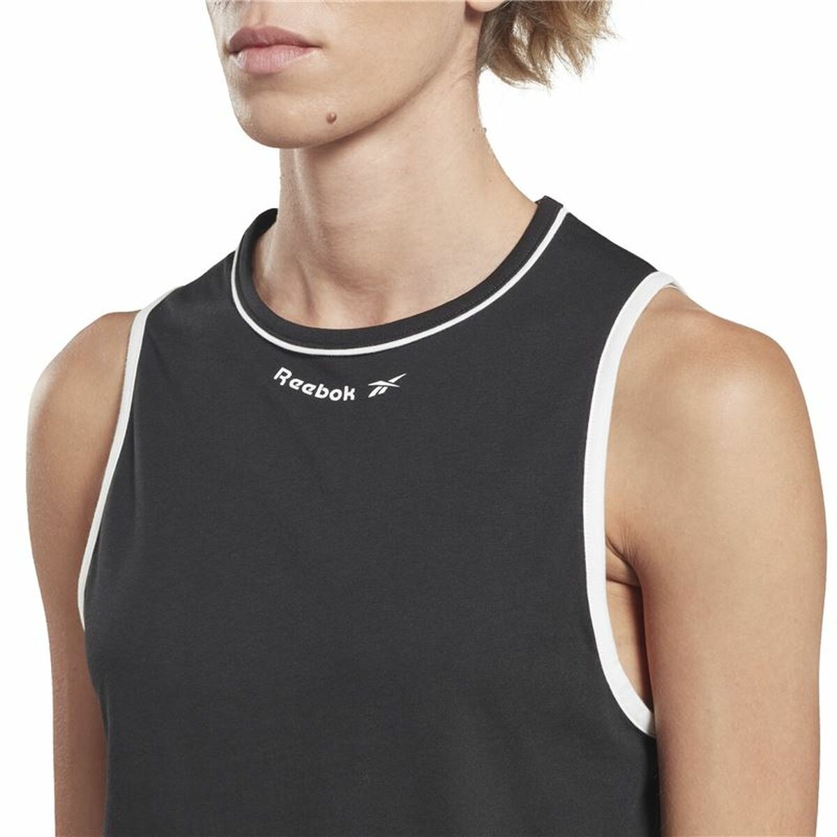 T-shirt med kortärm Herr Reebok Rie - 5