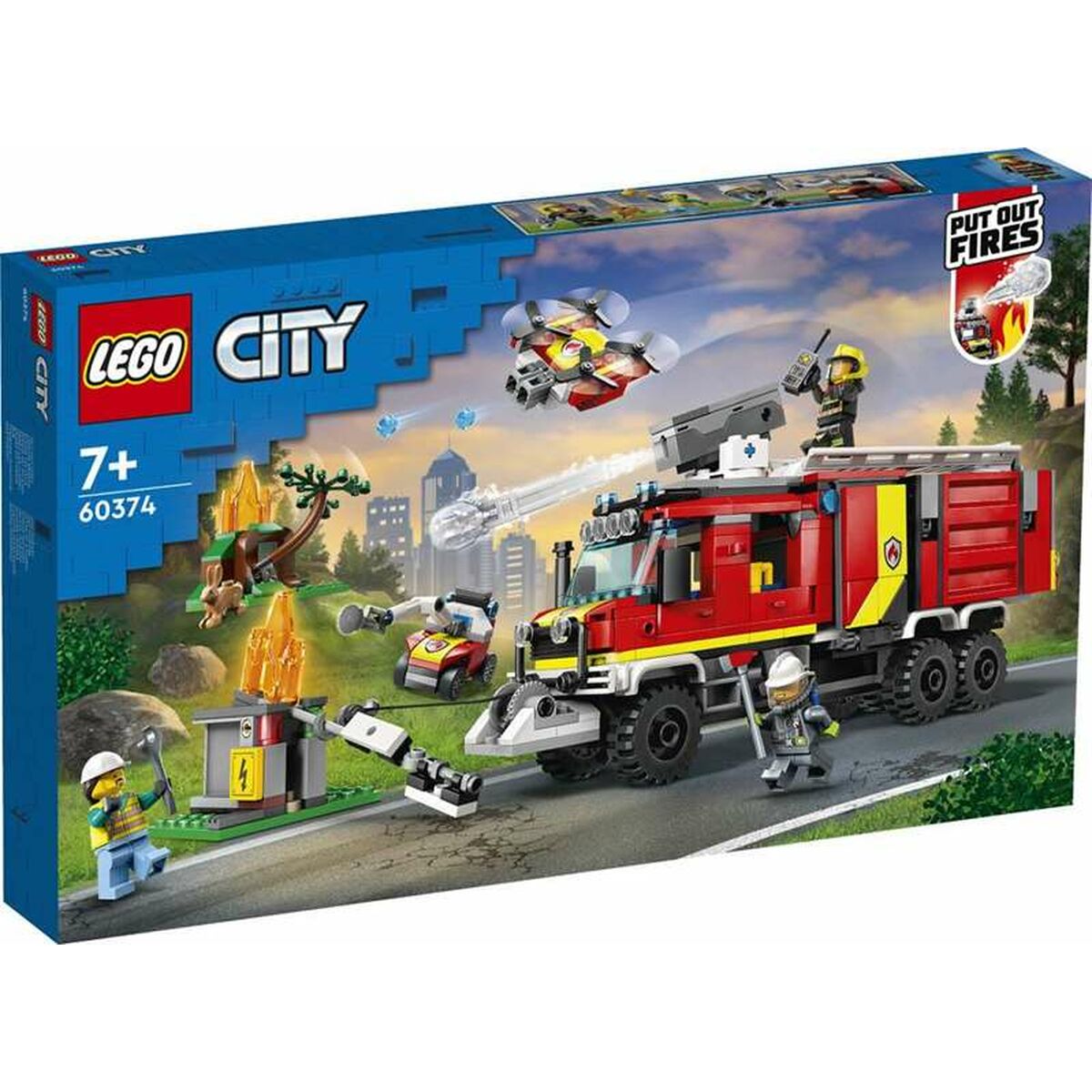 Byggsats Lego City Mobile Fire Control Unit 60374 502 Delar