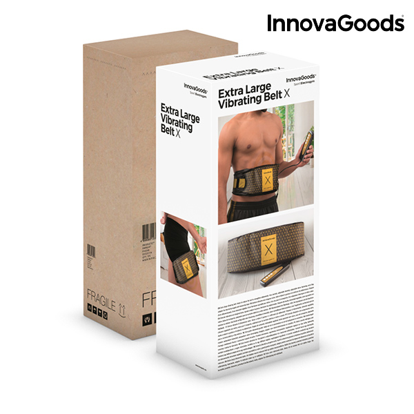 Vibrerande Bälte Abdo Extra Large X InnovaGoods - 2