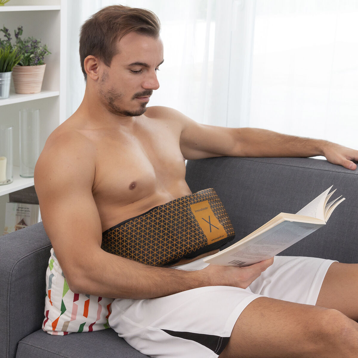 Vibrerande Bälte Abdo Extra Large X InnovaGoods - 29