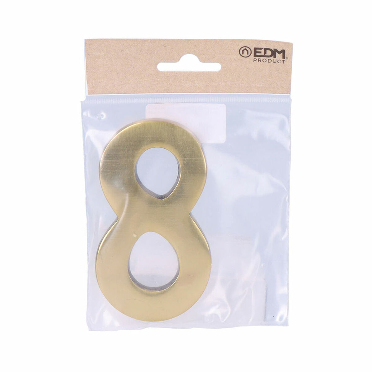 Siffror EDM 85040  8 Gyllene Mässing - 4