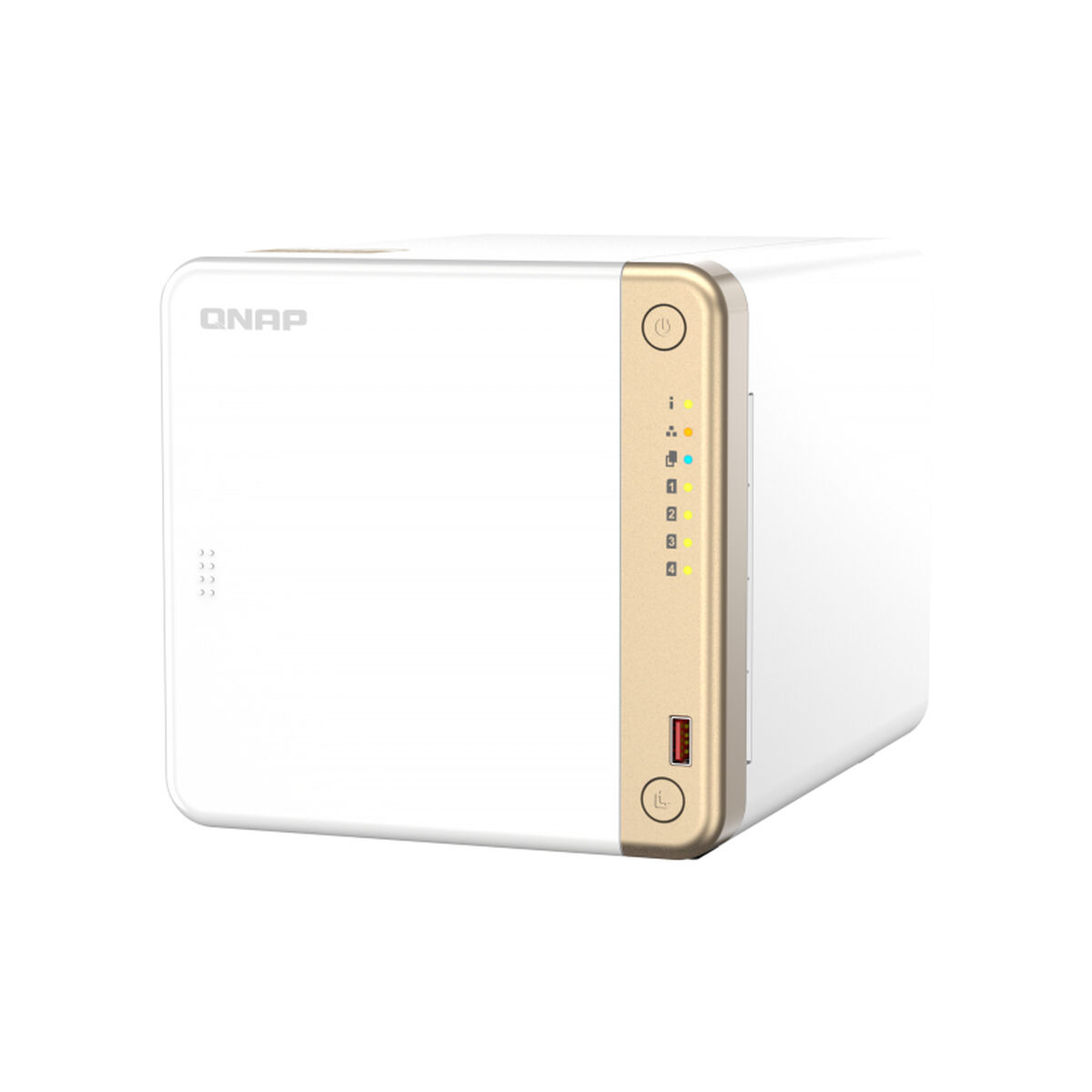 Nätlagringsenhet NAS Qnap TS-462-4G Vit Intel Celeron - 2