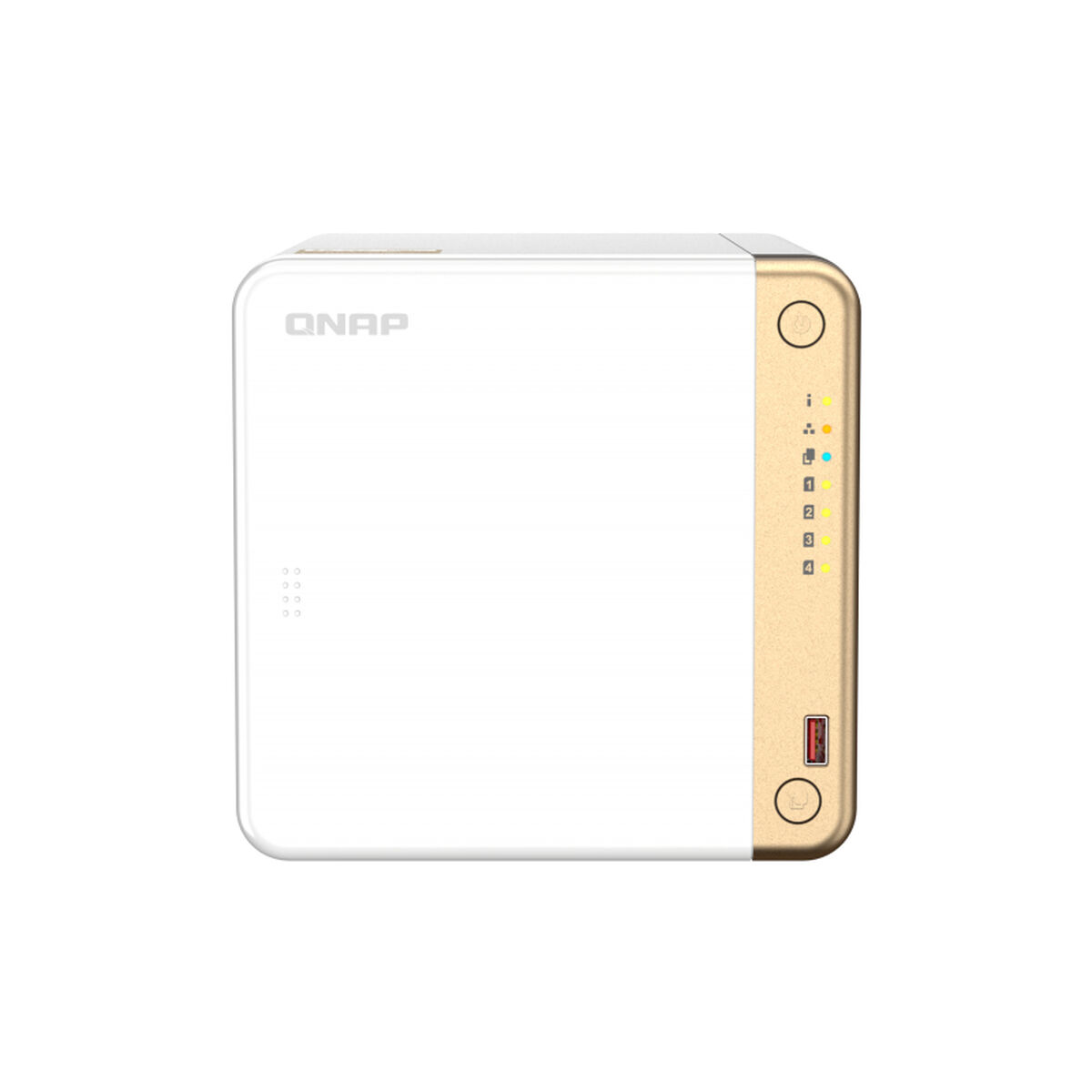 Nätlagringsenhet NAS Qnap TS-462-4G Vit Intel Celeron