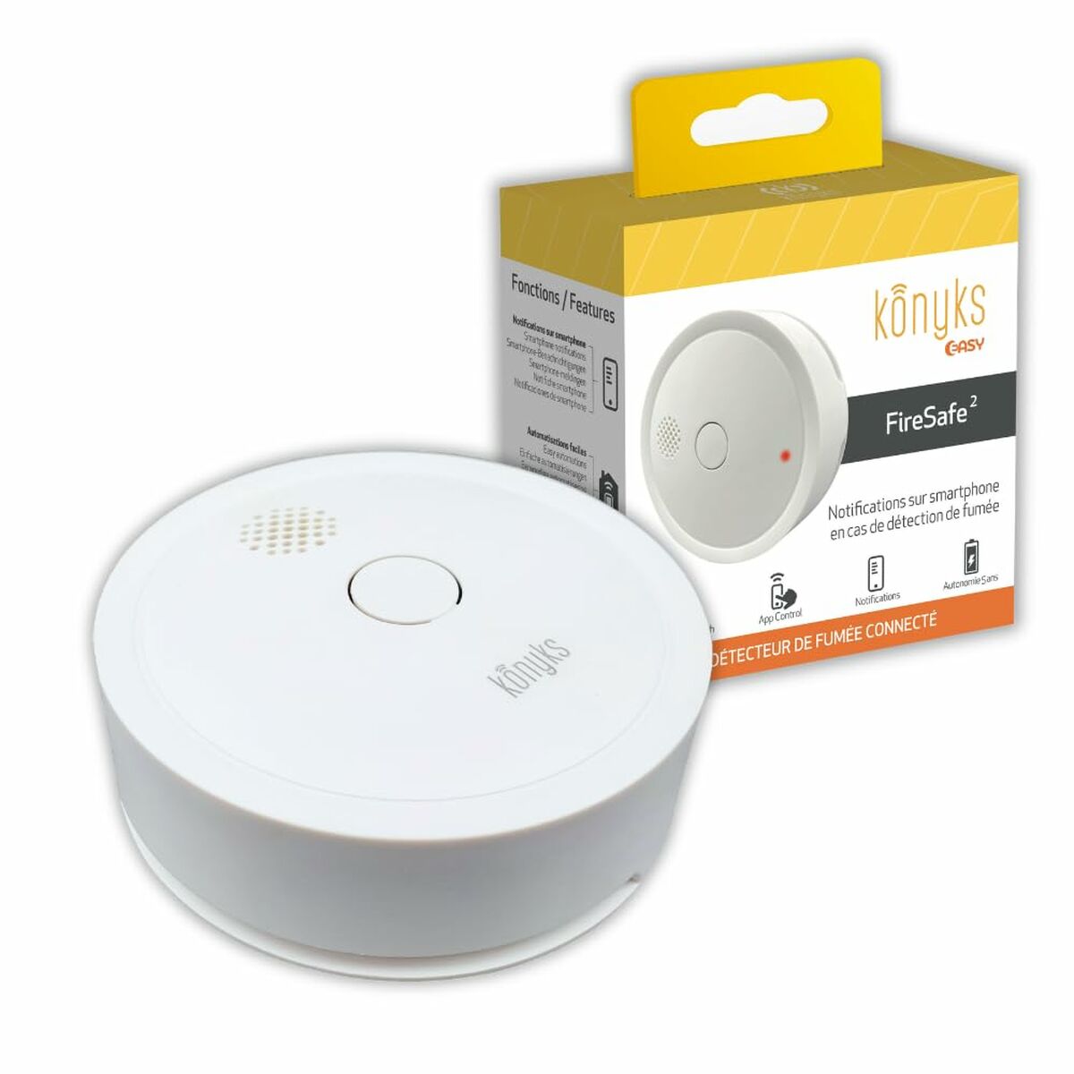 Rökdetektor Konyks FireSafe 2 Trådlös - 3