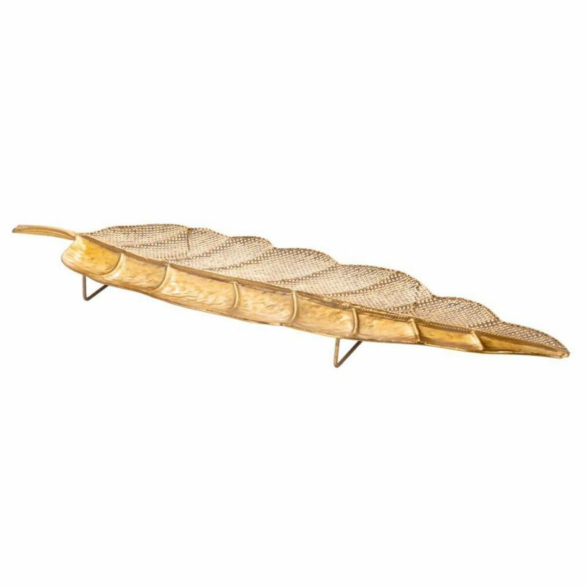 Bordsdekoration Alexandra House Living Gyllene Järn 92 x 6 x 26 cm Blad 2 Delar - 4