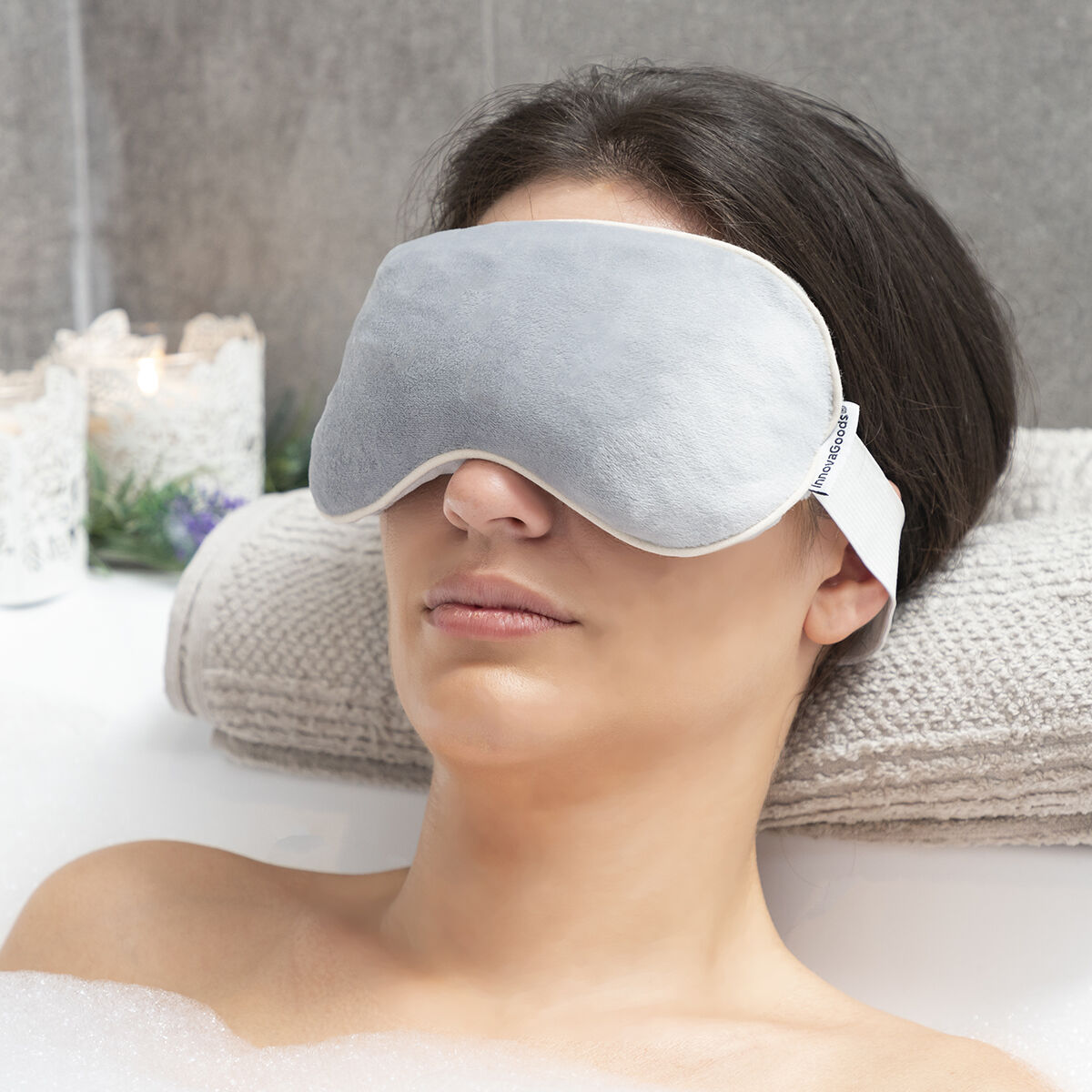 Avkopplande uppvärmningsbar mask Clamask InnovaGoods - 19
