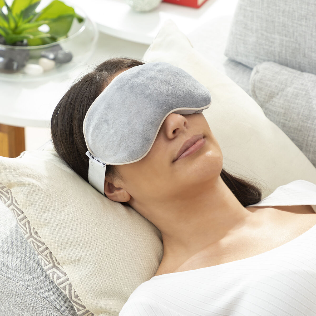 Avkopplande uppvärmningsbar mask Clamask InnovaGoods - 23