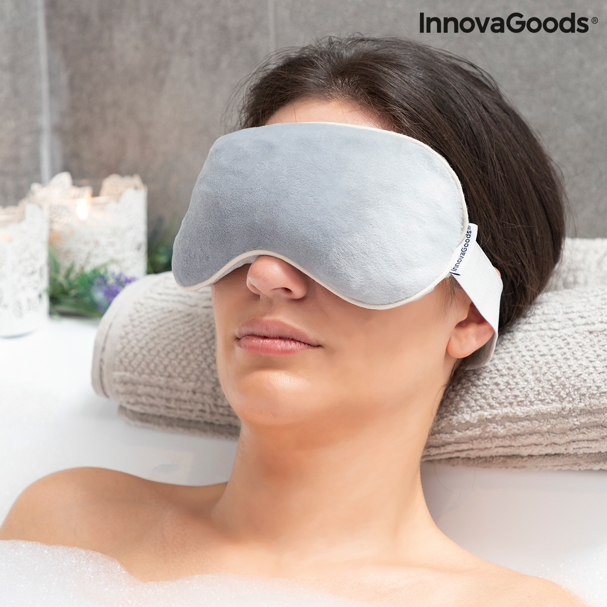 Avkopplande uppvärmningsbar mask Clamask InnovaGoods - 7