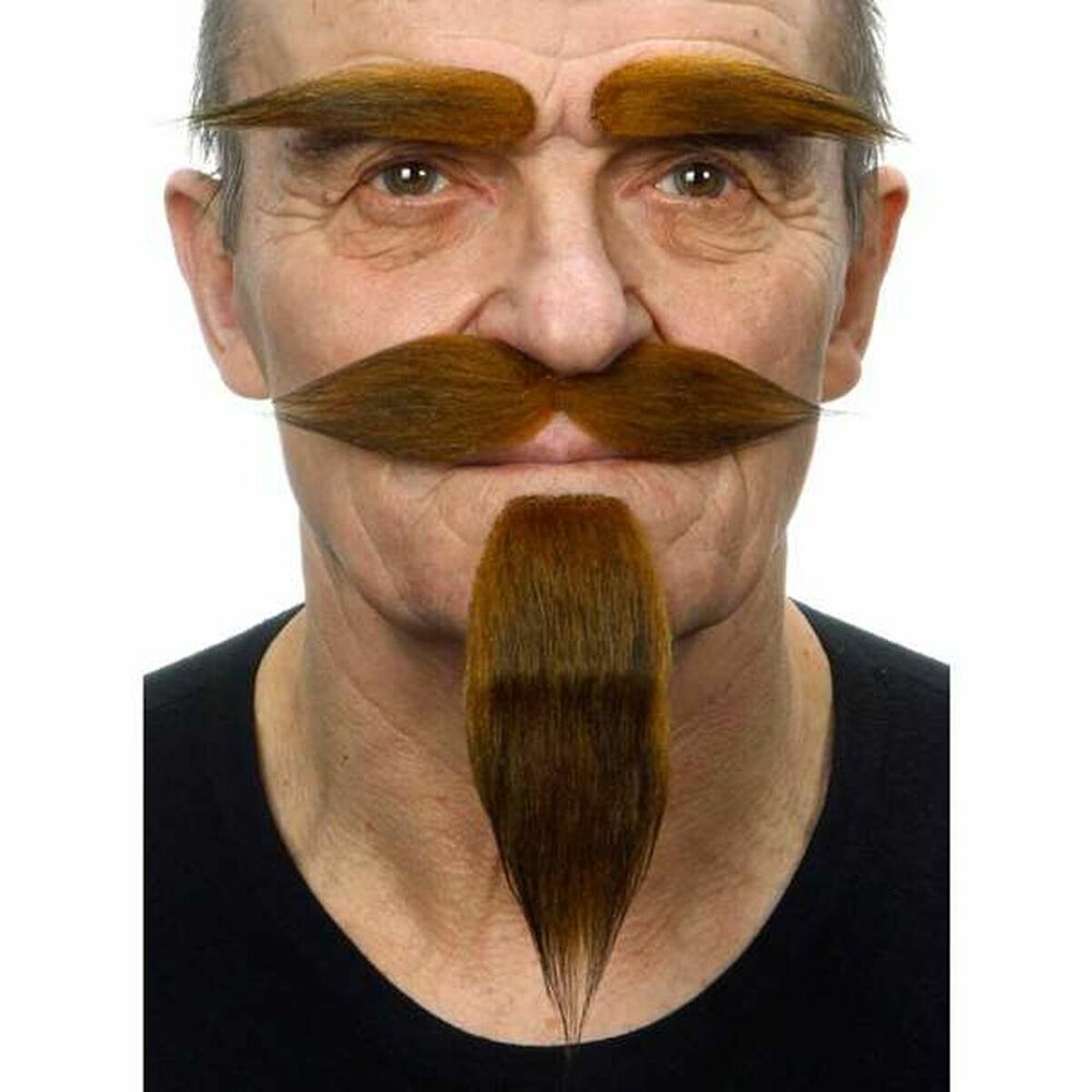 Mustasch My Other Me Kastanjebrun - 4