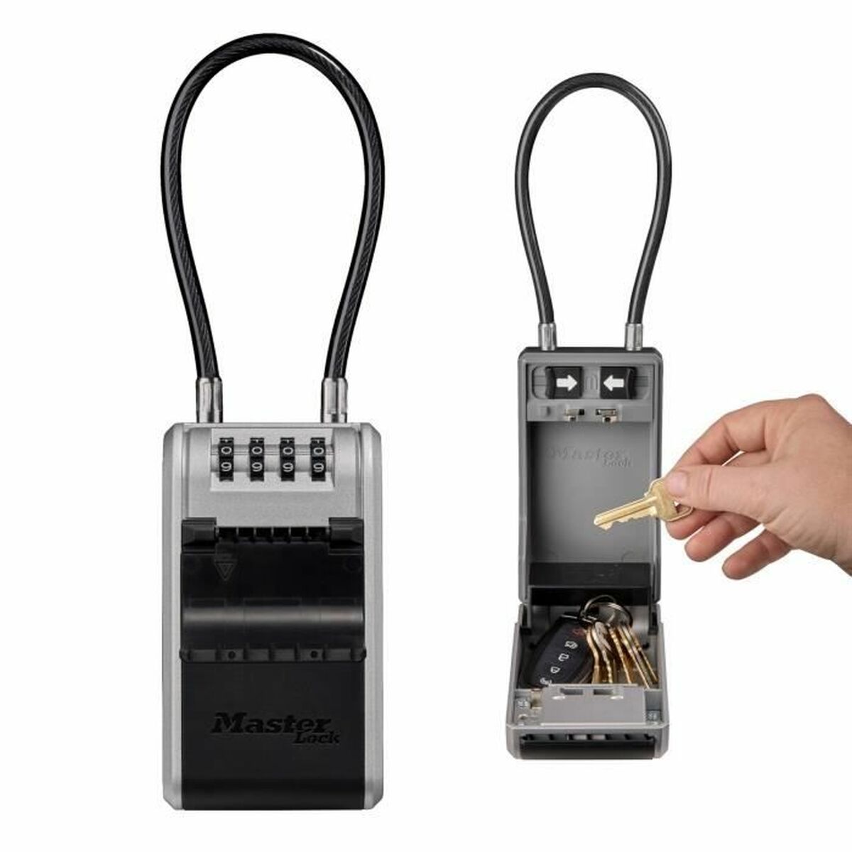 Säkerhetsskåp för nycklar Master Lock För upphängning 19,6 x 7,6 x 5,6 cm Aluminium - 2