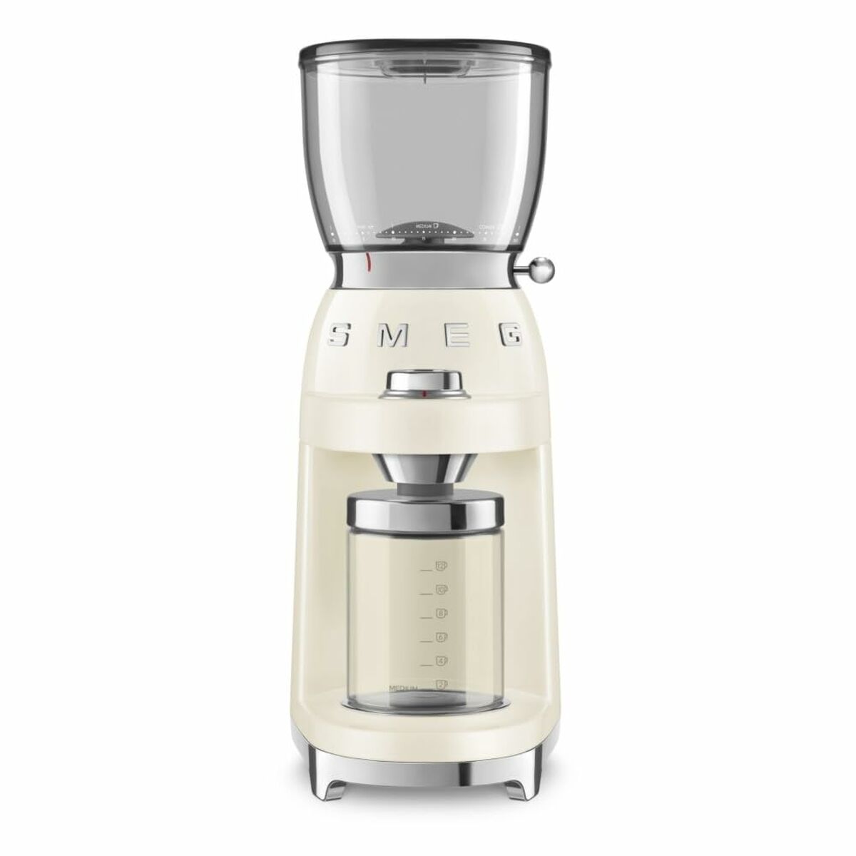 Elektrisk kvarn Smeg CGF11CREU Transparent Kräm 150 W 350 g