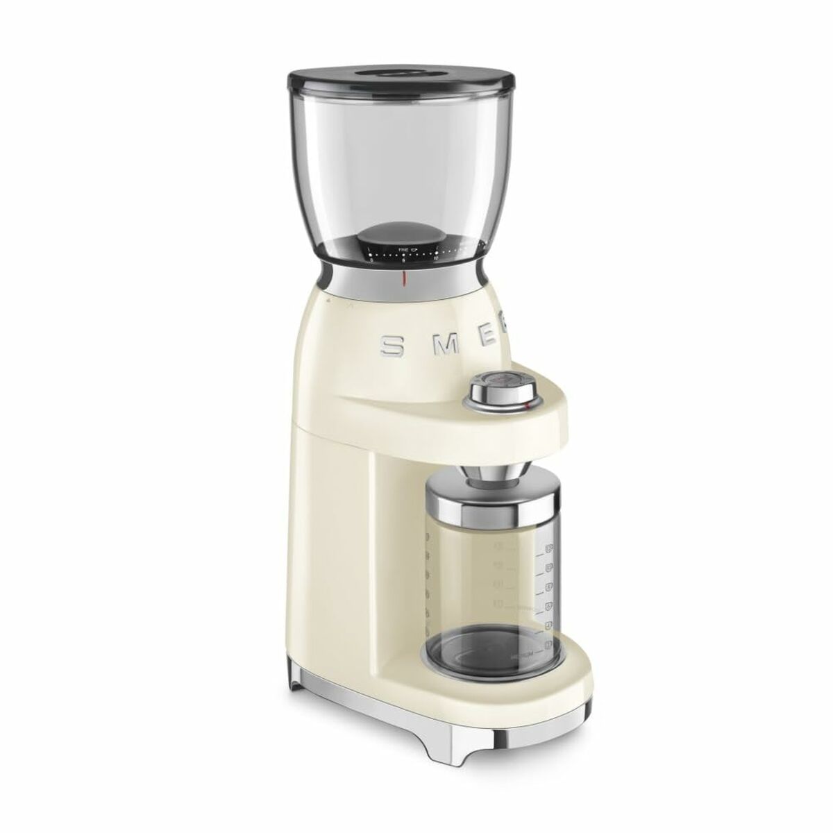 Elektrisk kvarn Smeg CGF11CREU Transparent Kräm 150 W 350 g - 3