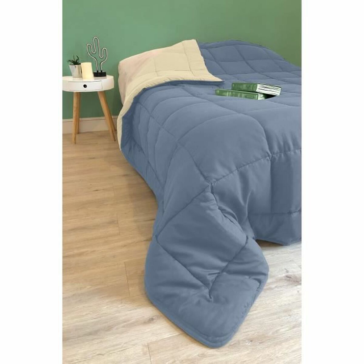 Täcke Poyet  Motte Calgary Blå Beige 400 g /m² 140 x 200 cm - 2