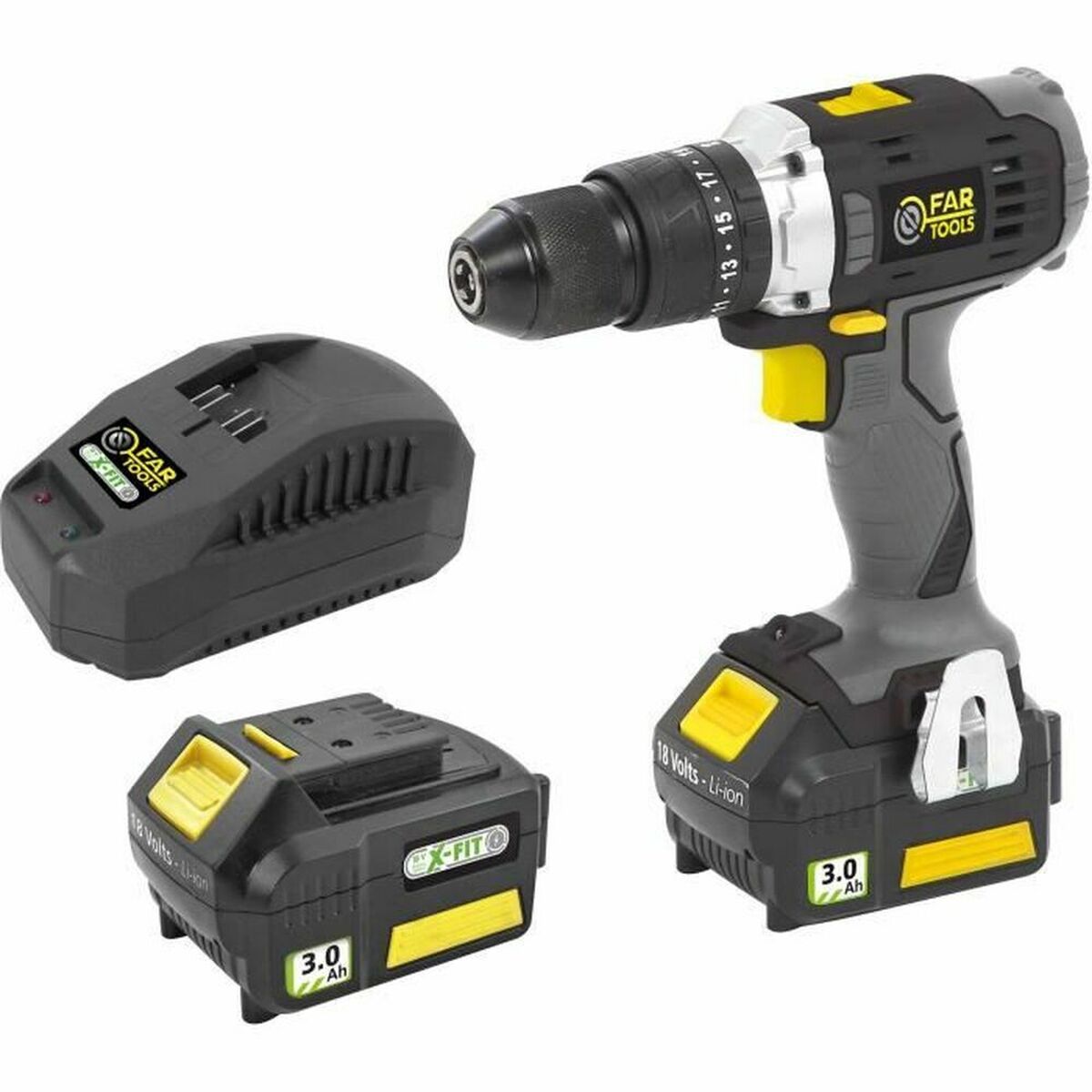 Elektrisk skruvmejsel Fartools X-FIT XF-IMPACT DRILL S / S 18V
