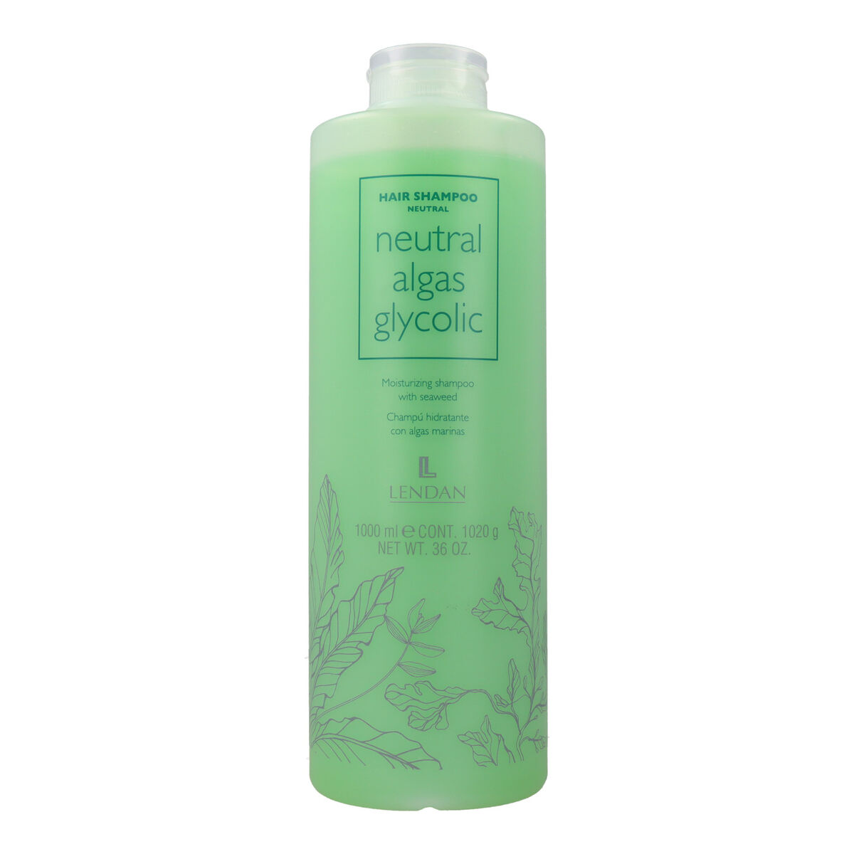 Fuktgivande schampo Lendan Neutral Algas Glycolic 1 L