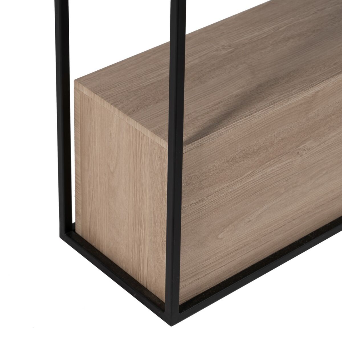 Mottagare Svart Naturell 122,5 x 22,5 x 75 cm - 5
