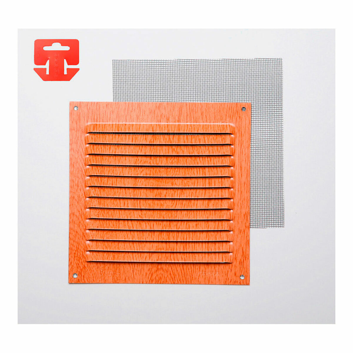 Ventilationsgaller Fepre Bok 15 x 15 cm Myggnät