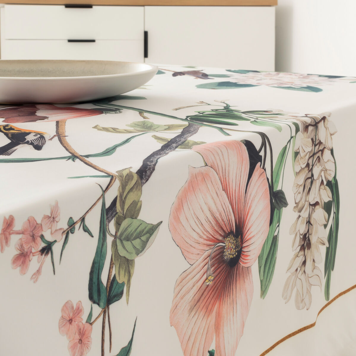Bordsduk HappyFriday Blooming Multicolour 145 x 150 cm - 4