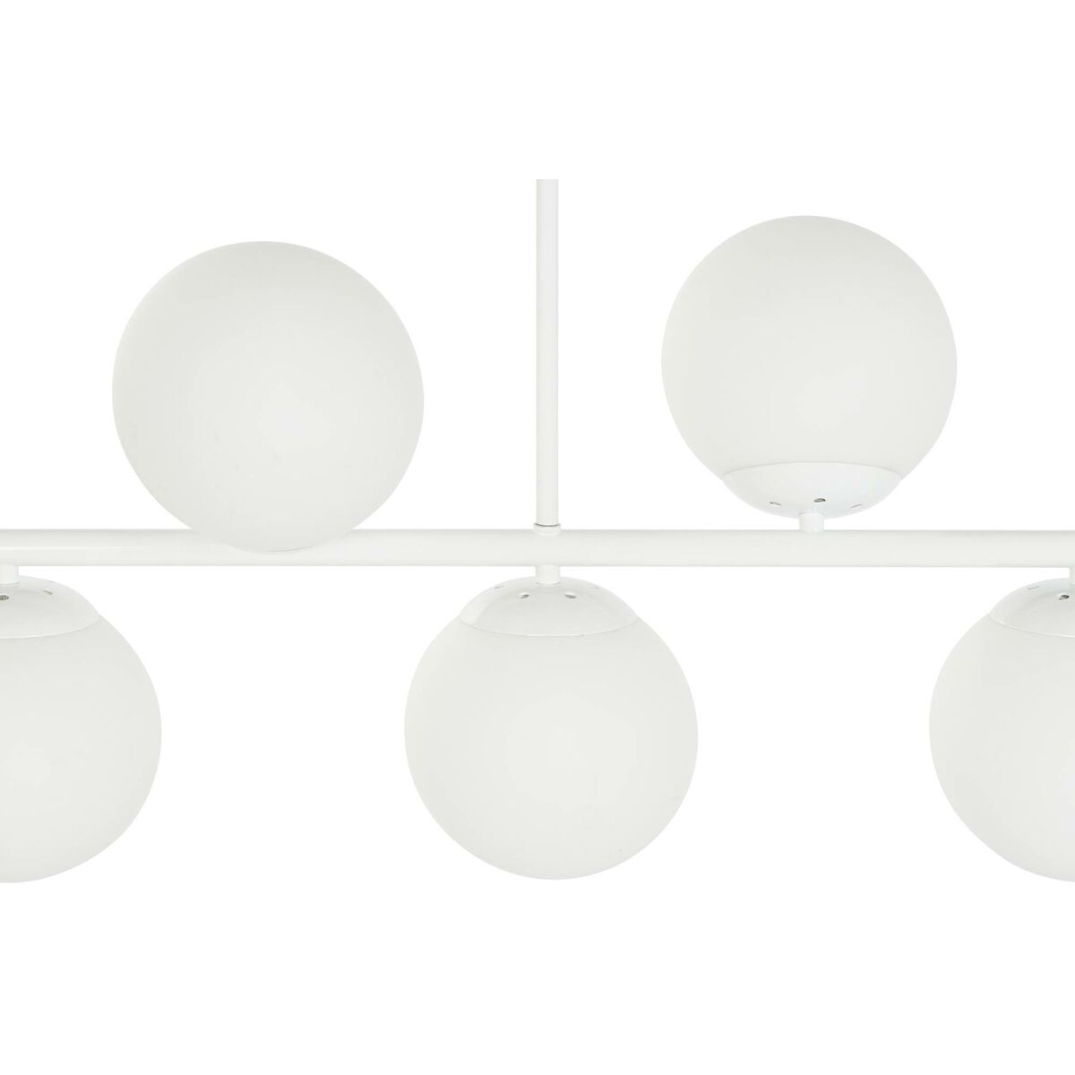 Taklampa DKD Home Decor 98 x 45 x 30 cm Glas Metall Vit 50 W - 2